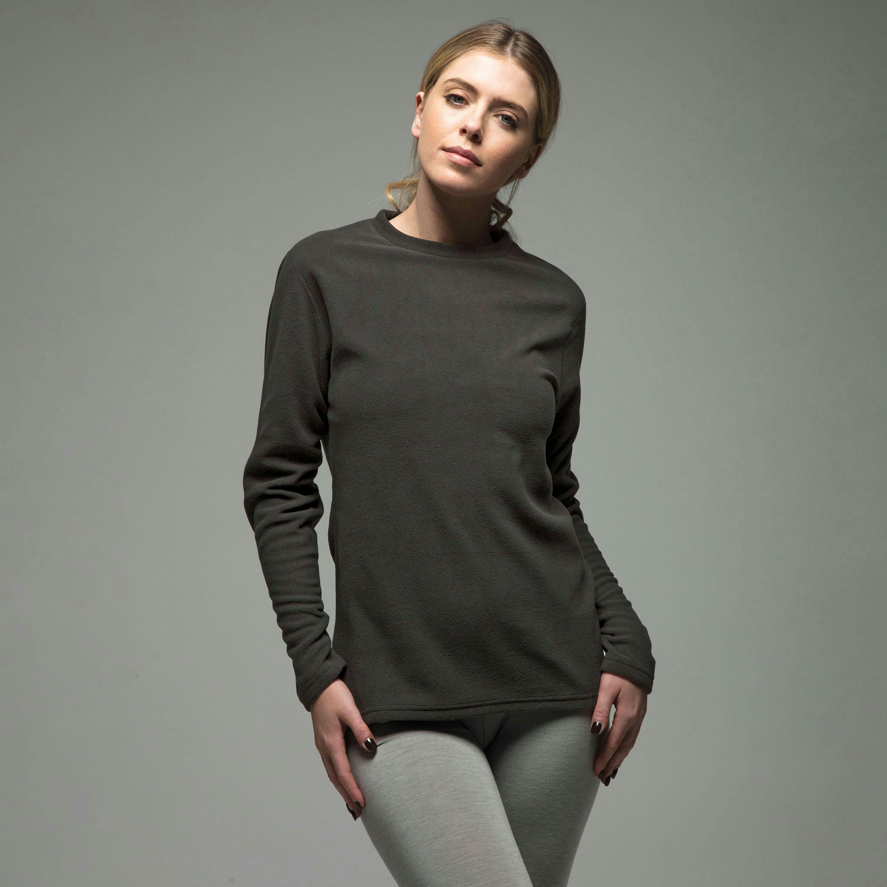 Ultra Lite Fleece-Lined Thermal Top for Women | Ladies Long Sleeve Thermal Top , view 5 of 5