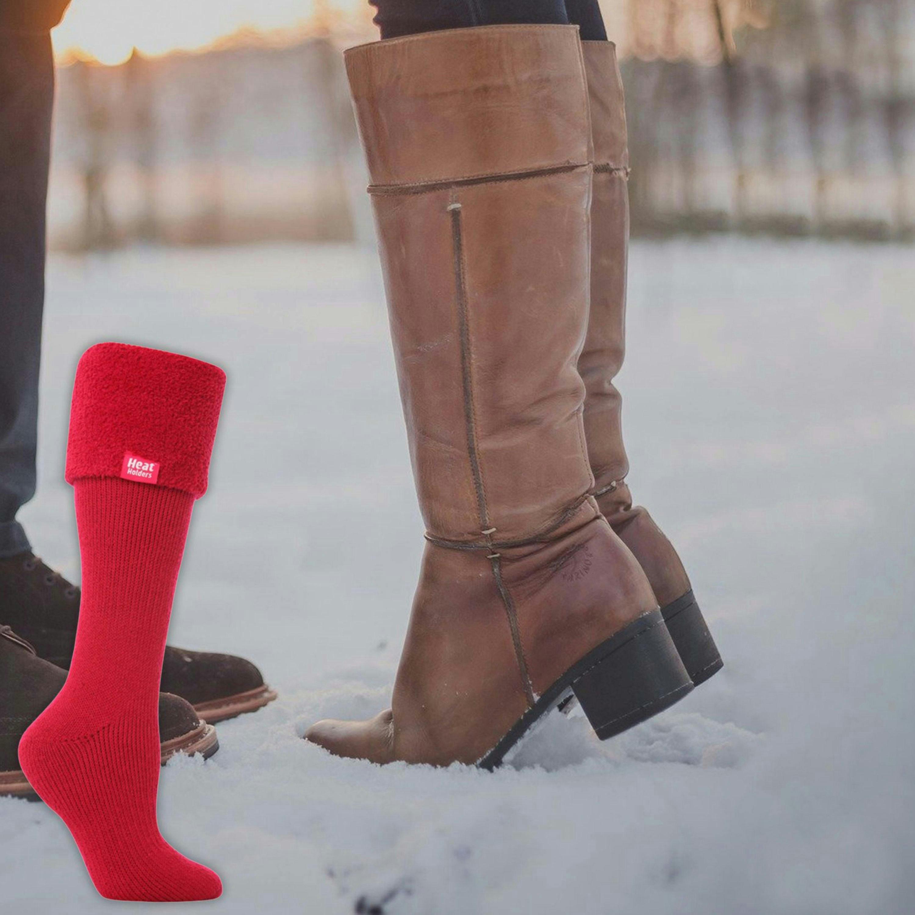 Ladies 2 Pack Wellington Soft Brushed Inner Boot Socks , view 3 of 5