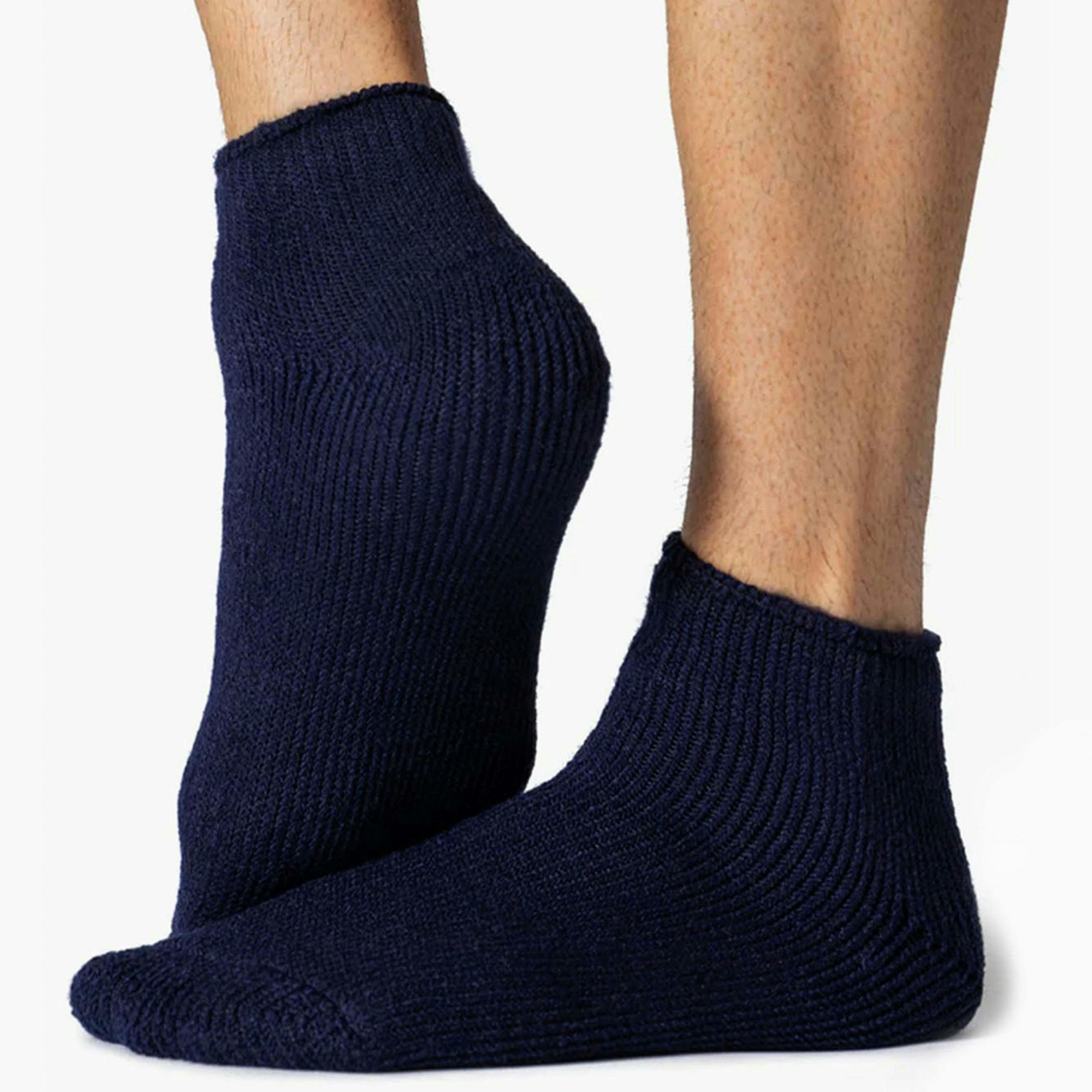 Mens 3 Pack Thermal Winter Soft Trainer Socks , view 4 of 5