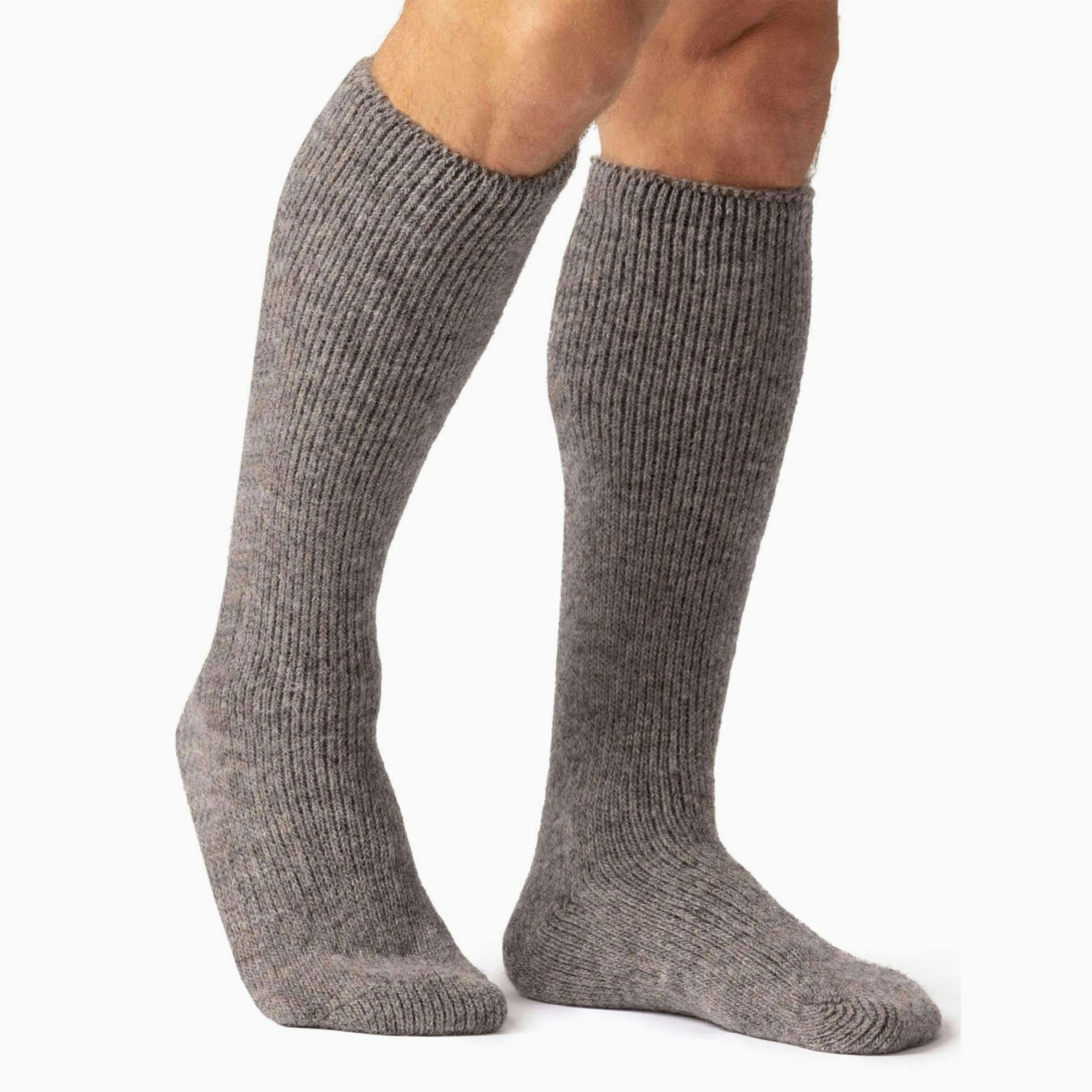 Mens Extra Long 2.7 TOG Knee High Wool Rich Thermal Socks , view 3 of 5