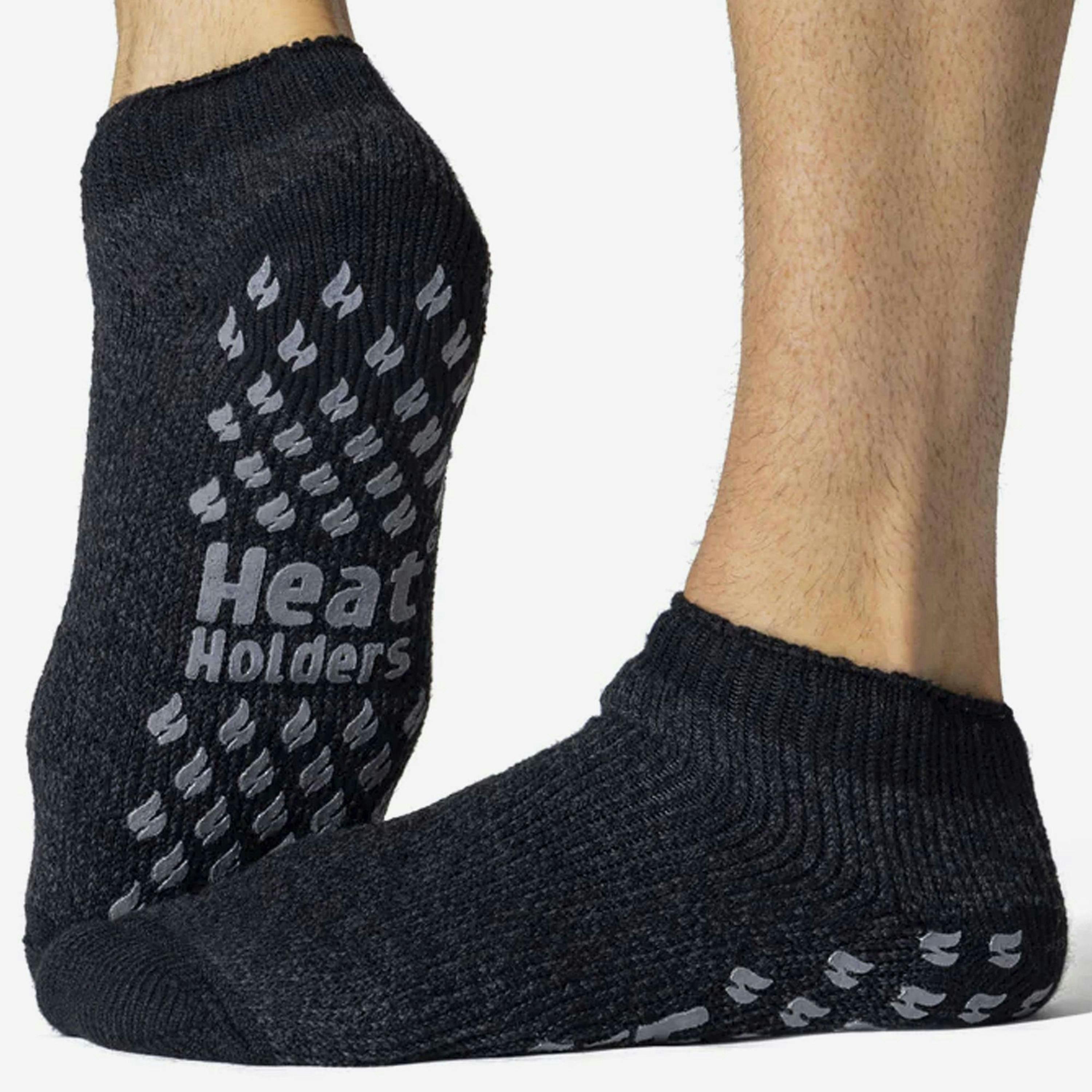 Mens Low Cut Thermal Slipper Socks , view 5 of 5