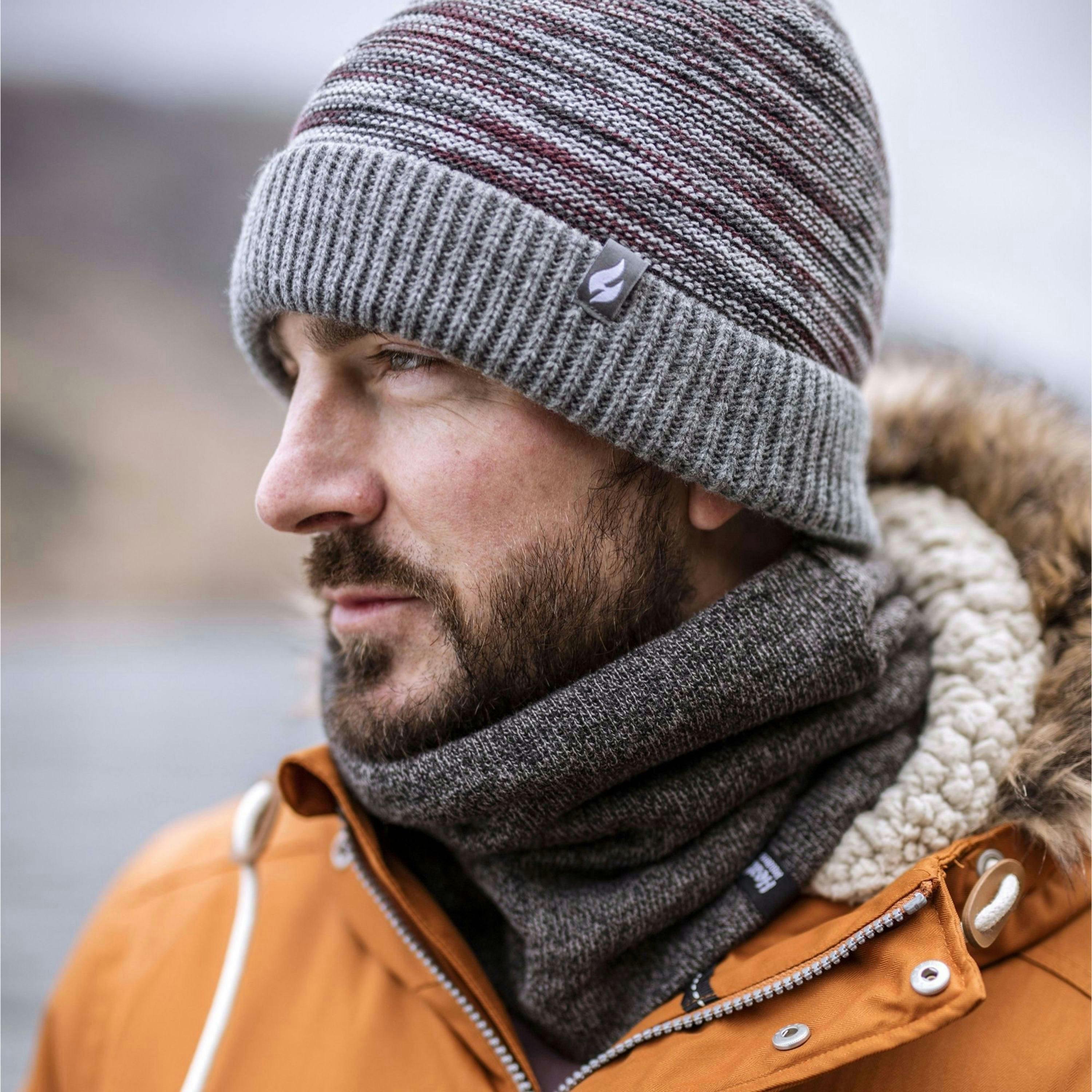 Mens 2.6 TOG Soft Fleece Lined Thermal Winter Neck Warmer , view 4 of 5