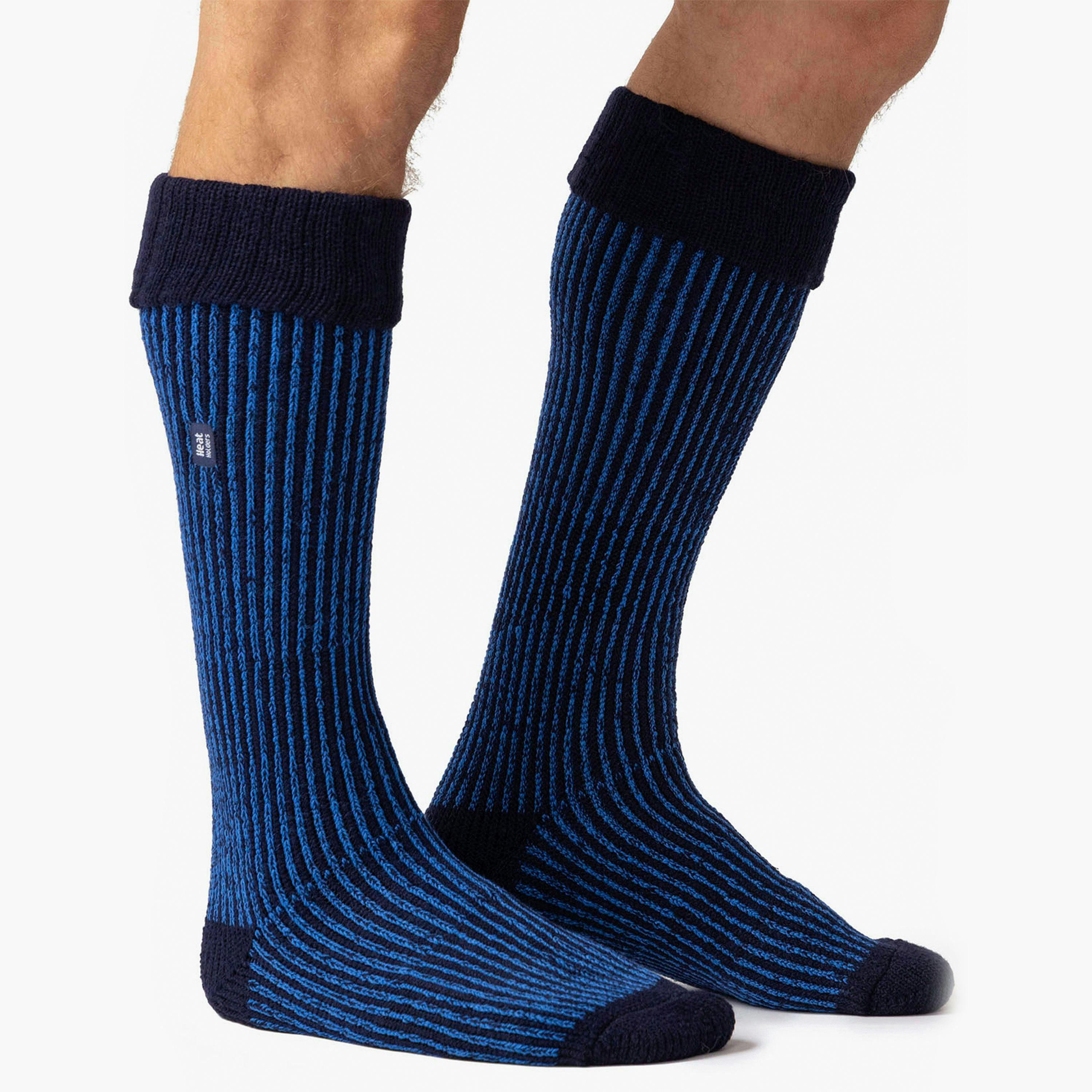 Mens Thick Winter Warm Knee High Ribbed Thermal Boot Socks , view 5 of 5