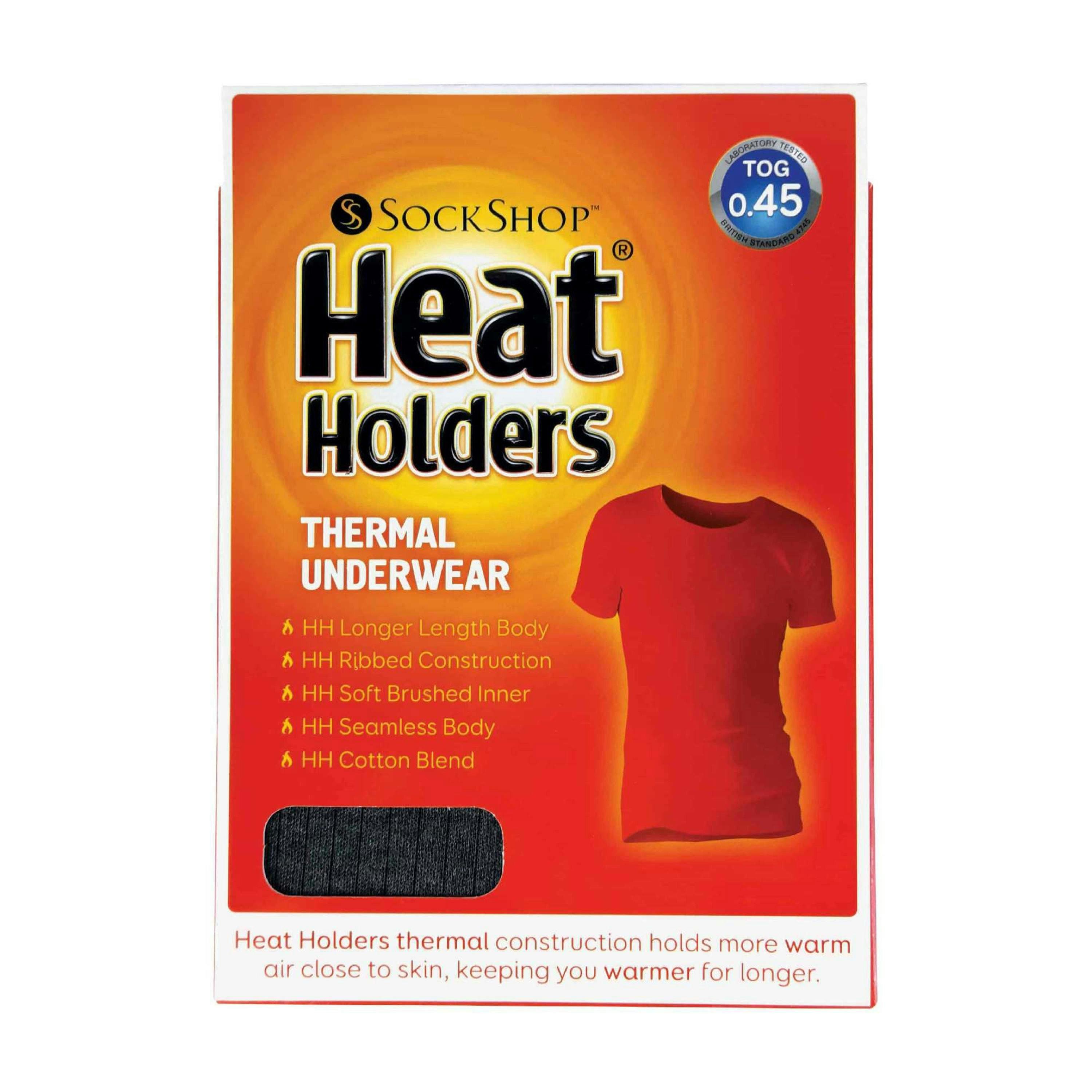 Mens Cotton Thermal Underwear Short Sleeve Top , view 2 of 5
