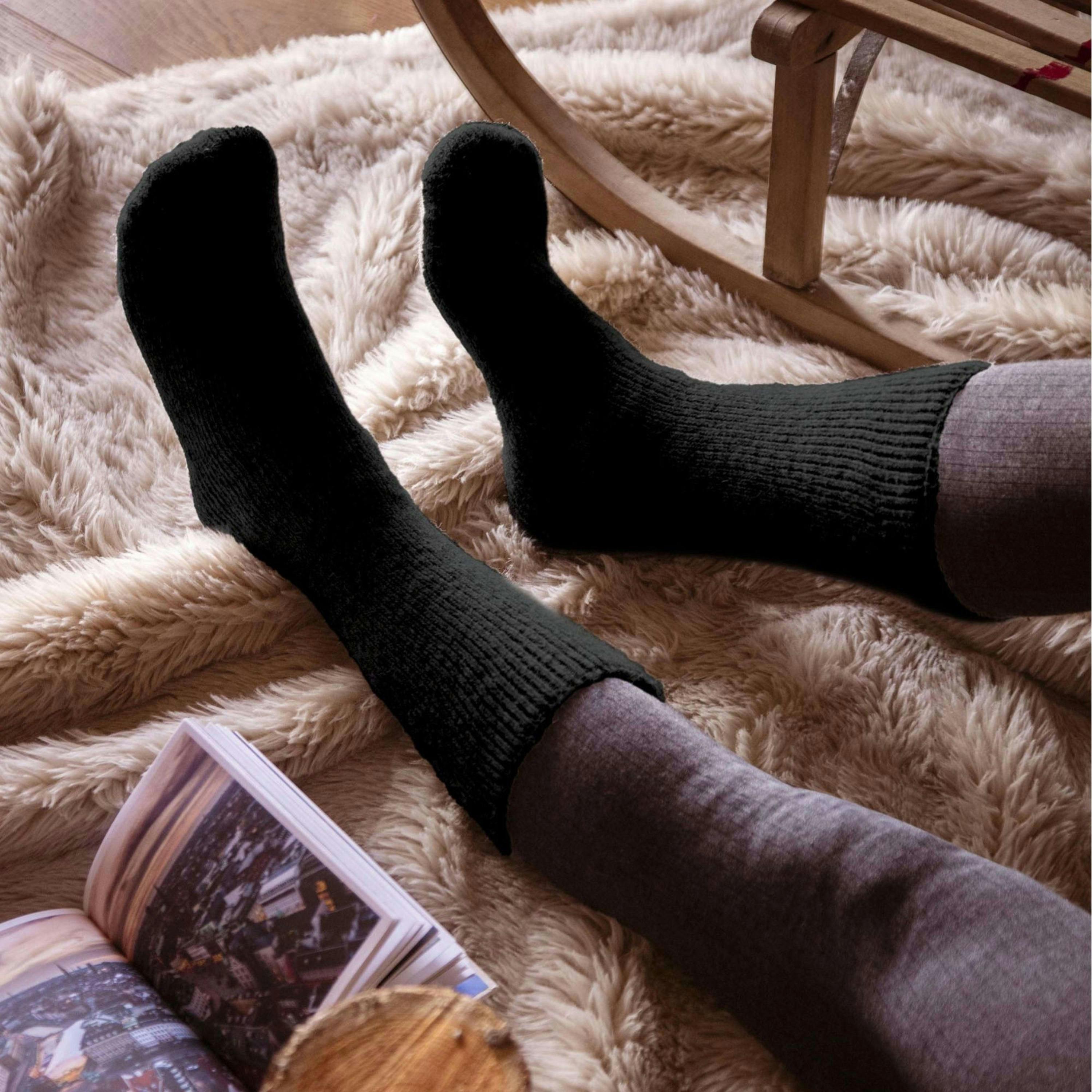 Mens Winter Warm 2.7 TOG Wool Rich Thermal Socks , view 3 of 5