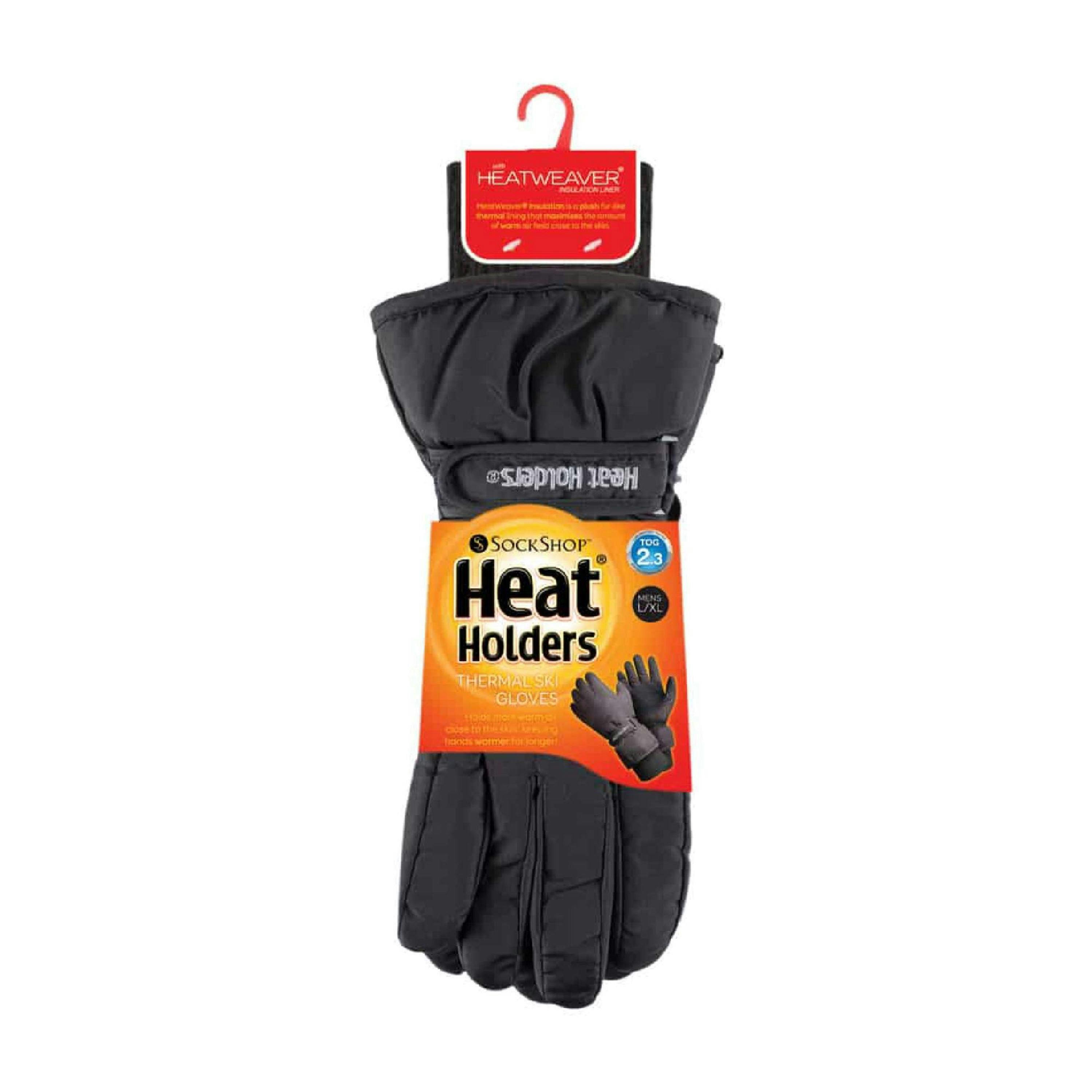 Mens Warm Padded Waterproof Insulated Thermal Ski Gloves , view 2 of 5
