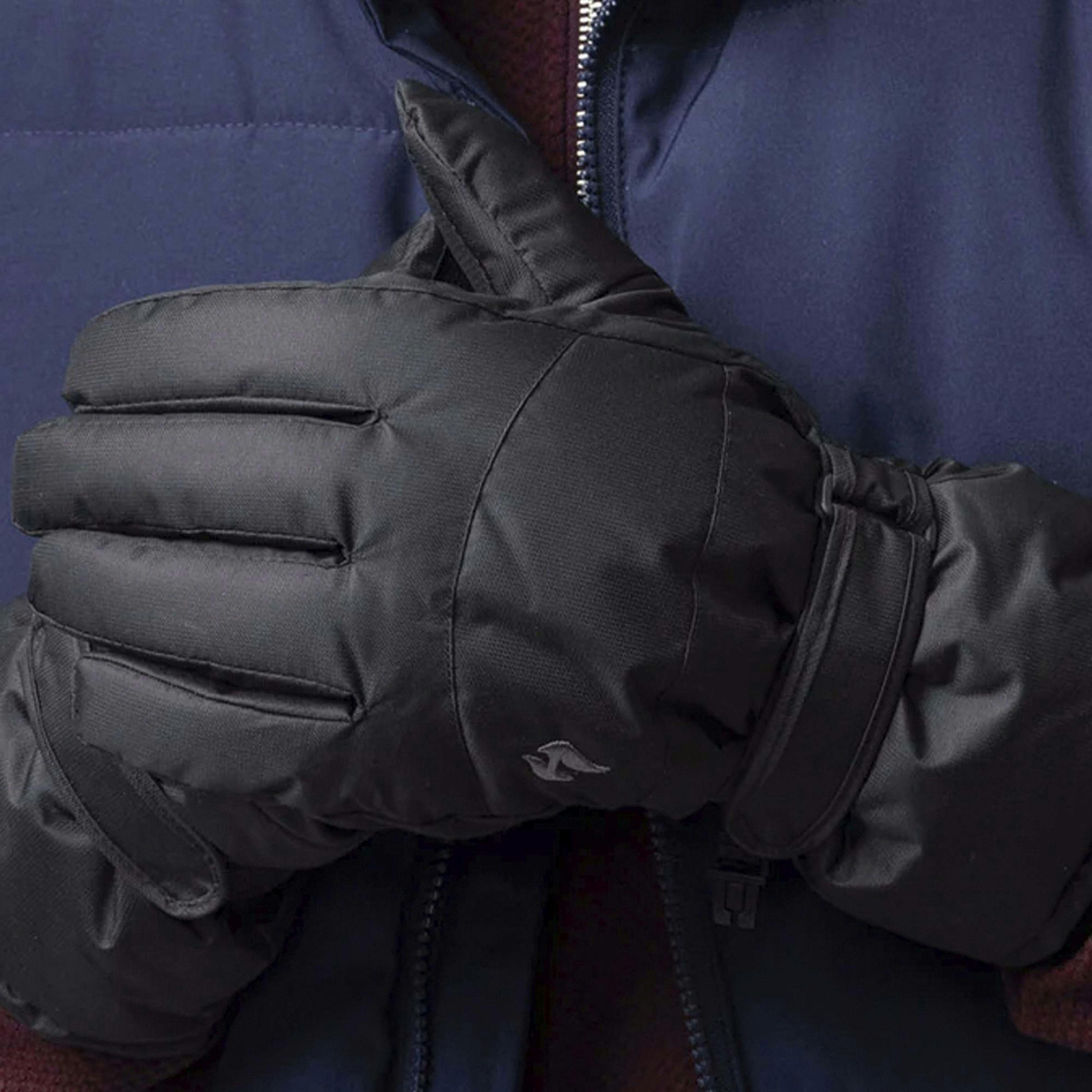 Mens Warm Padded Waterproof Insulated Thermal Ski Gloves , view 3 of 5