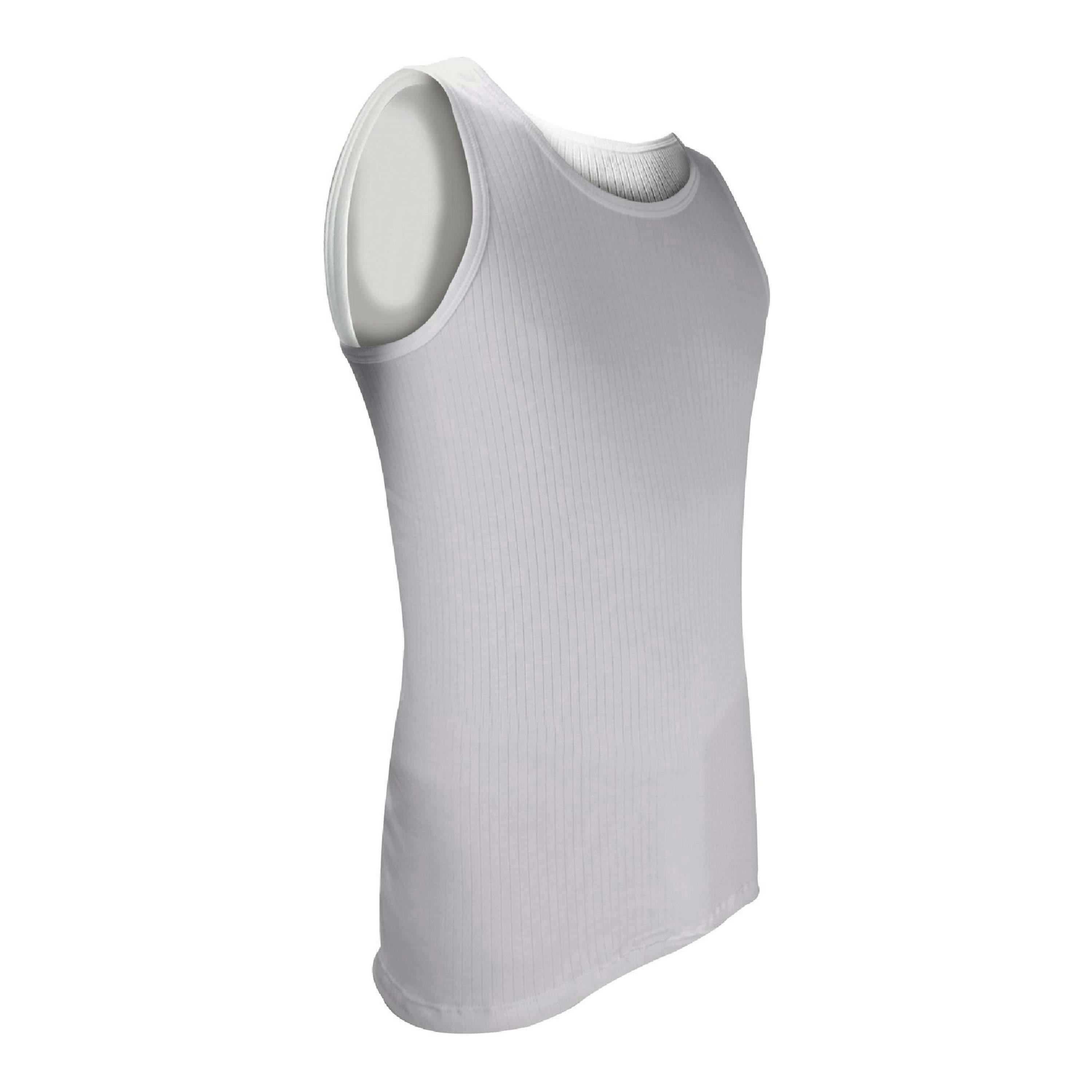 Mens Cotton Thermal Underwear Sleeveless Vest , view 2 of 5