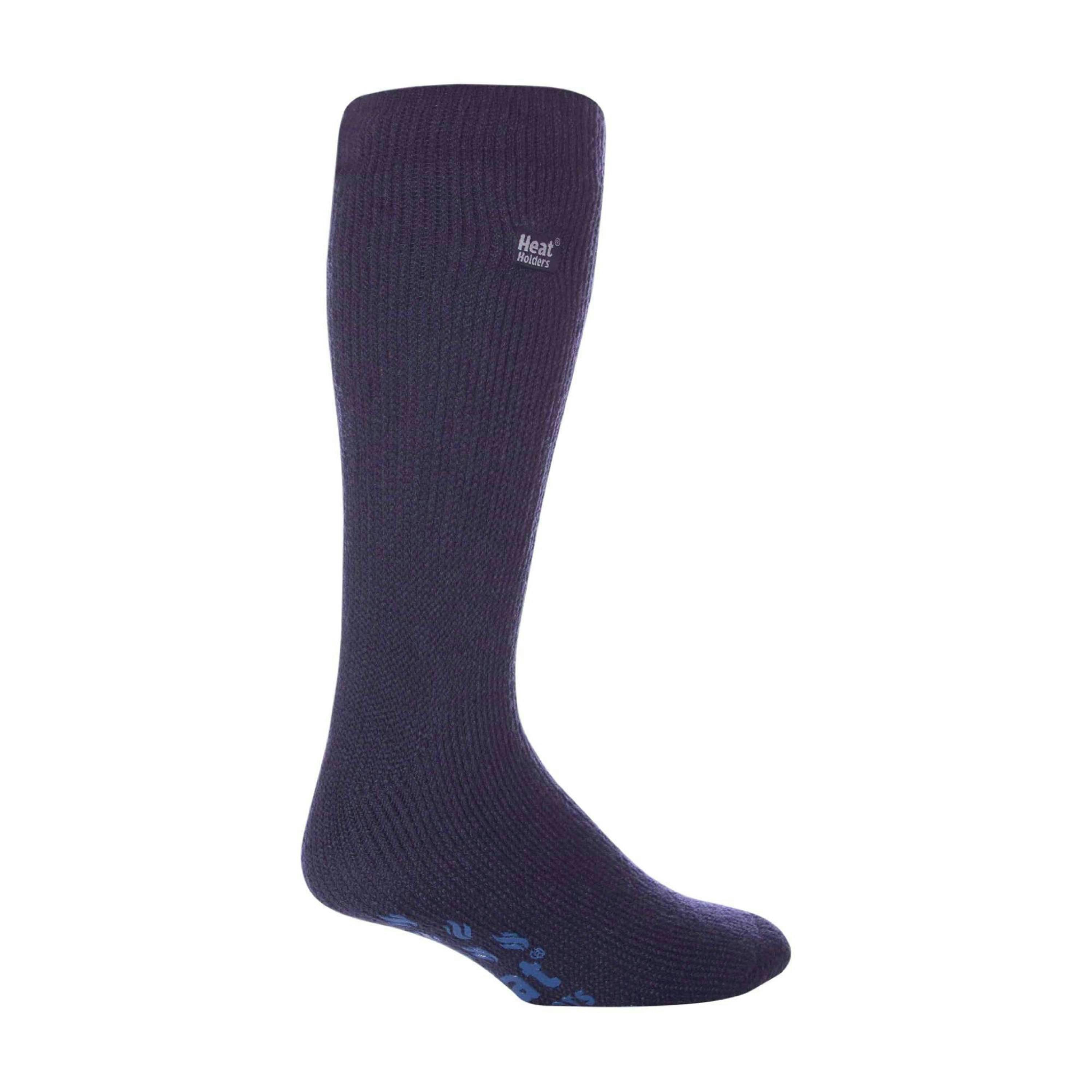 Mens Winter Non Slip Thermal Slipper Socks with Grips , view 1 of 5