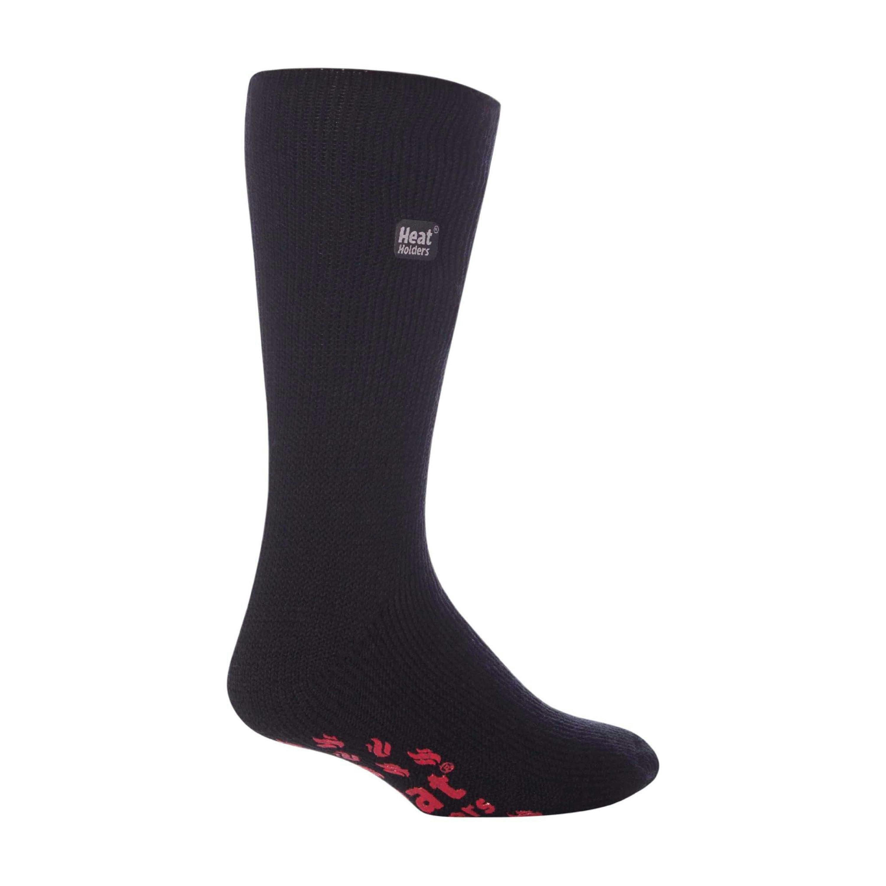 Mens Winter Non Slip Thermal Slipper Socks with Grips , view 1 of 5