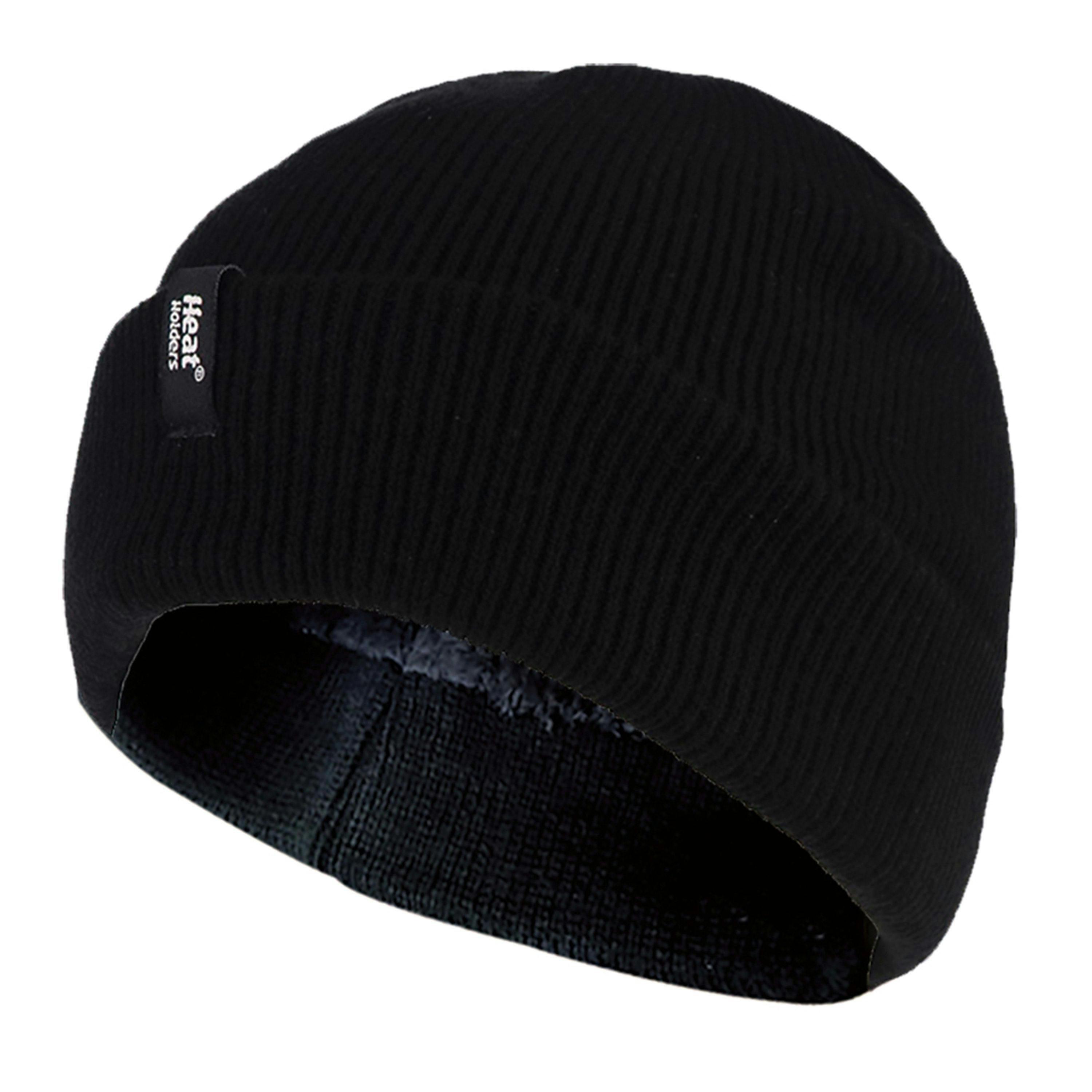 Mens 3.6 TOG Fleece Lined Thermal Turn Over Cuff Winter Beanie Hat , view 1 of 5