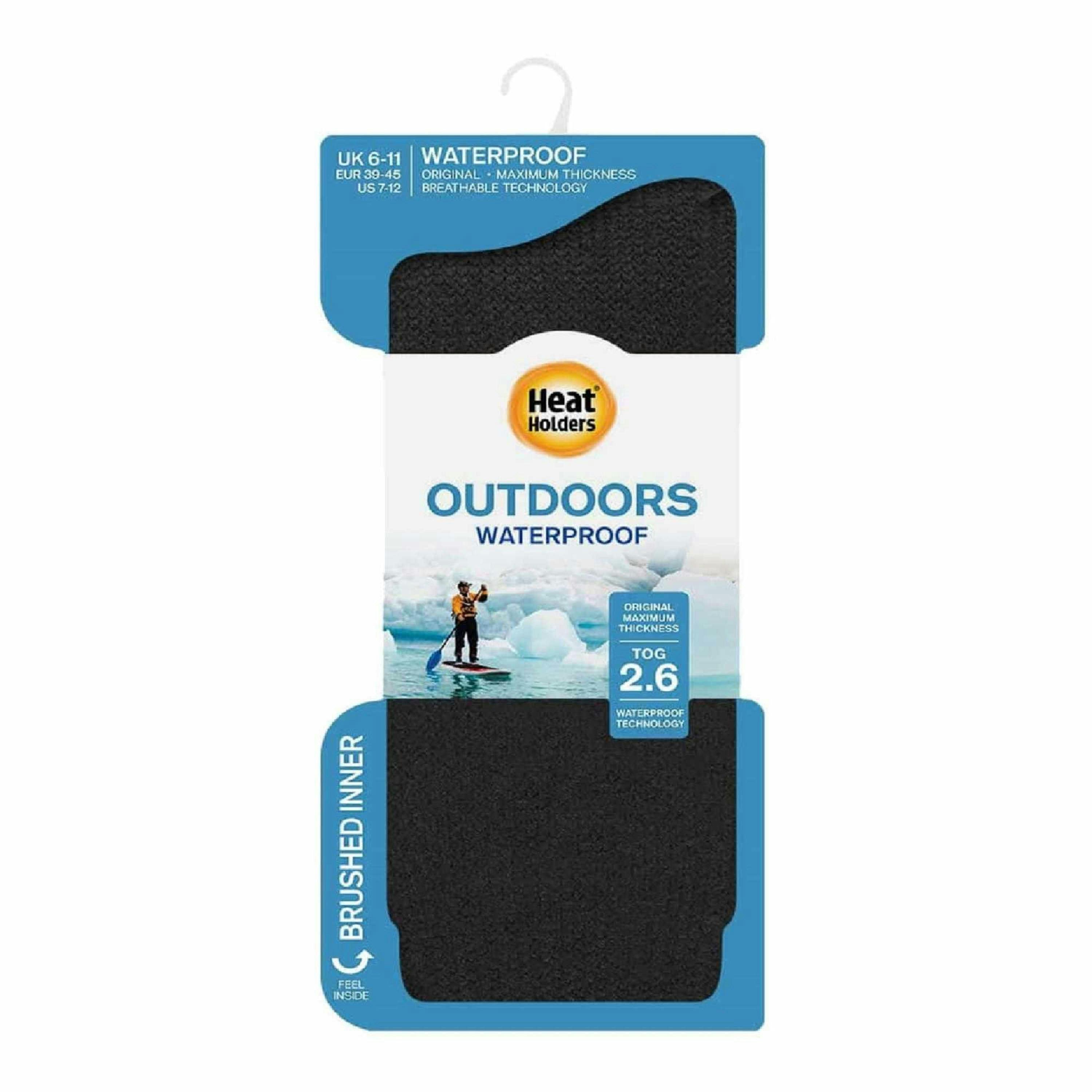Mens & Ladies Black Thermal Waterproof Socks with Fleece Lining , view 2 of 4