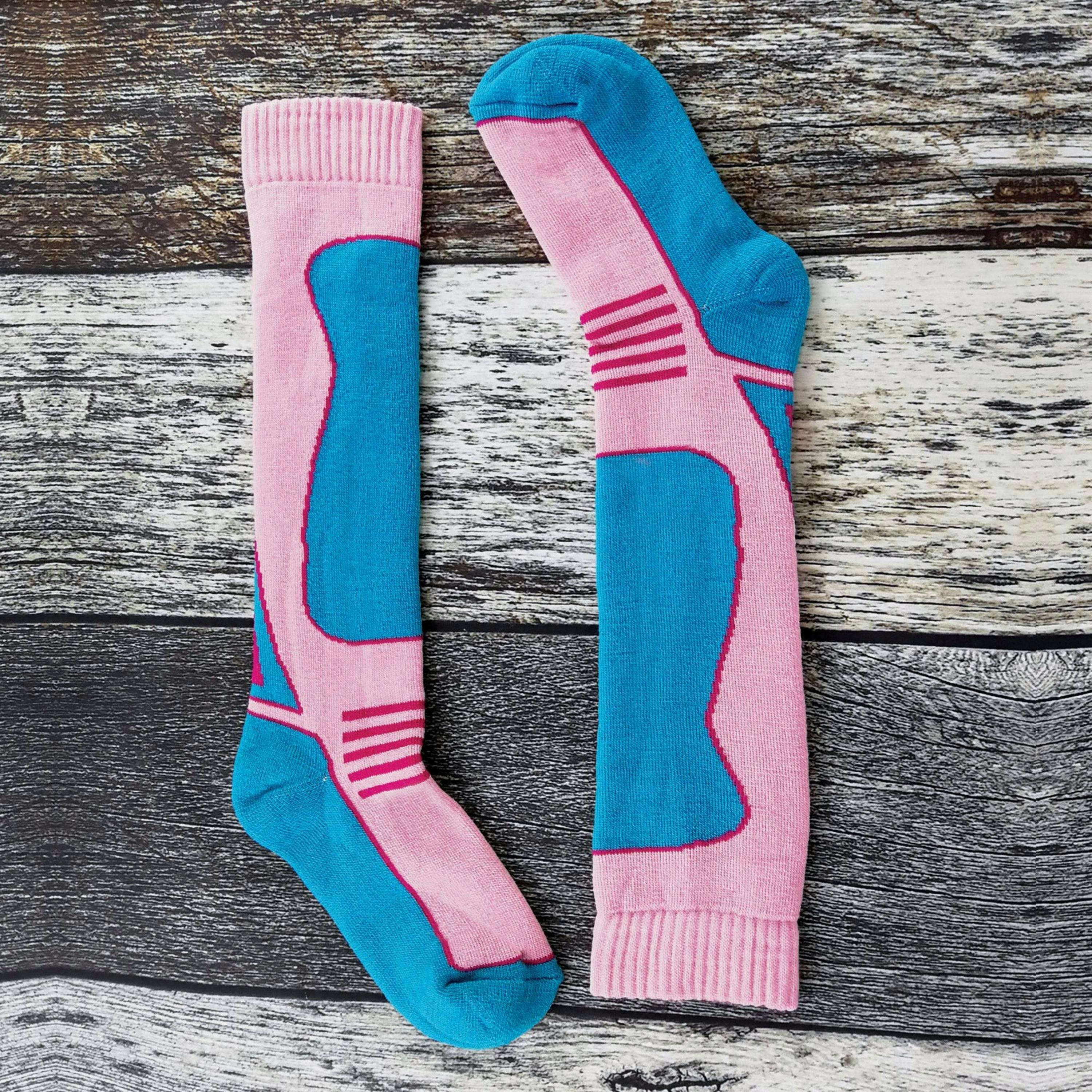 4 Pack Boys Long Knee High Wool Blend Ski Socks , view 3 of 4