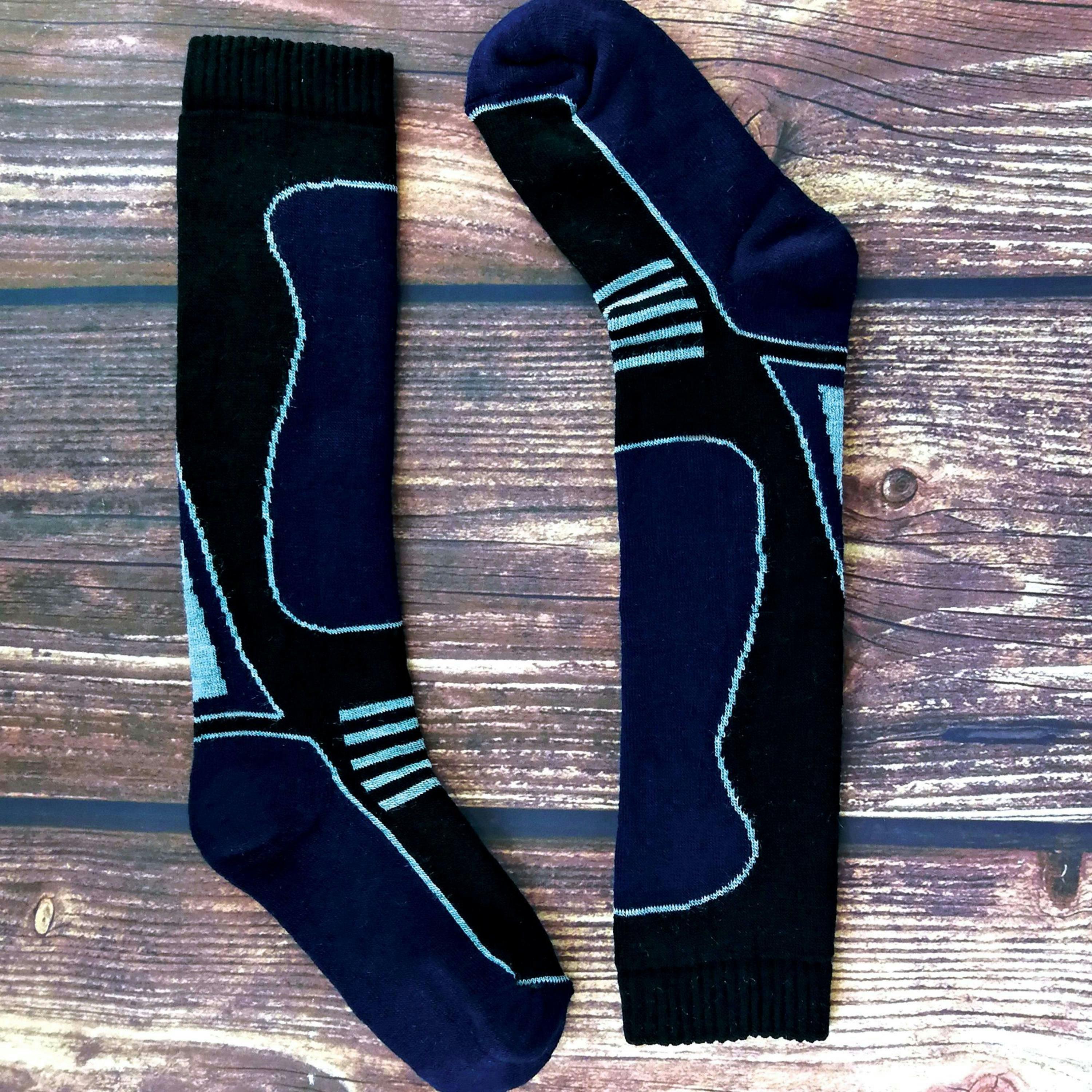4 Pack Boys Long Knee High Wool Blend Ski Socks , view 4 of 4
