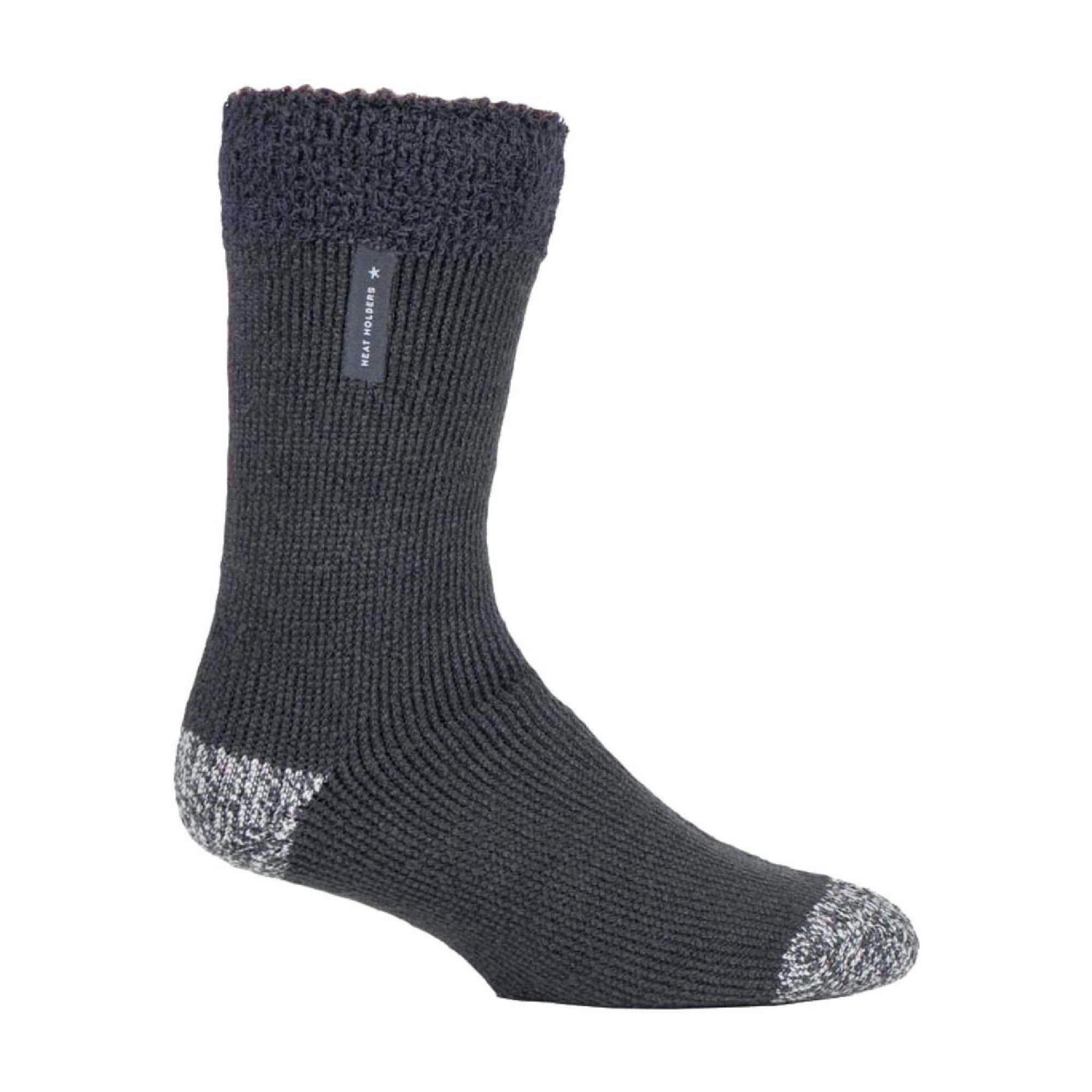 Mens Warm Luxury Fleece Lined Thermal Lounge Bed Socks , view 1 of 5