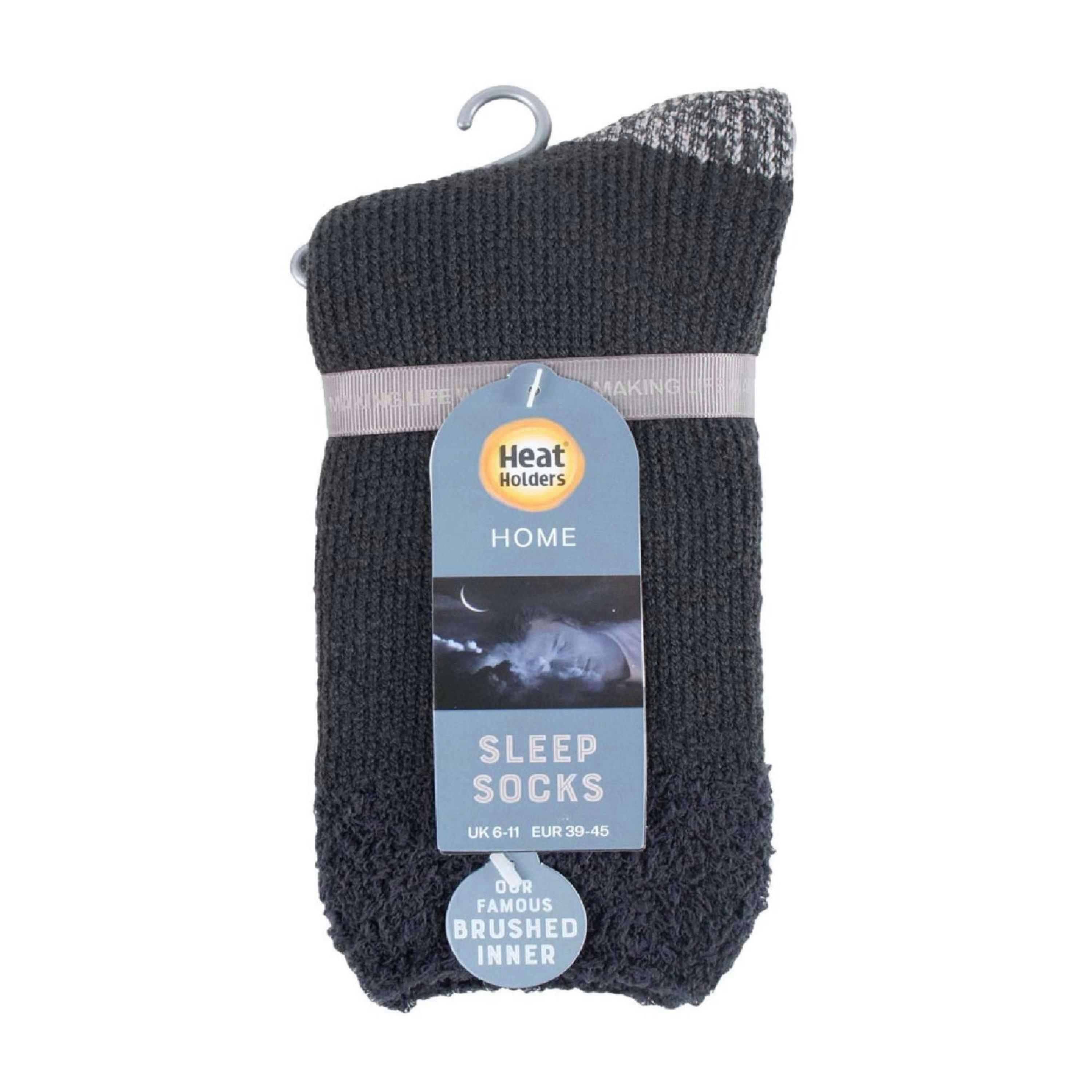 Mens Warm Luxury Fleece Lined Thermal Lounge Bed Socks , view 2 of 5