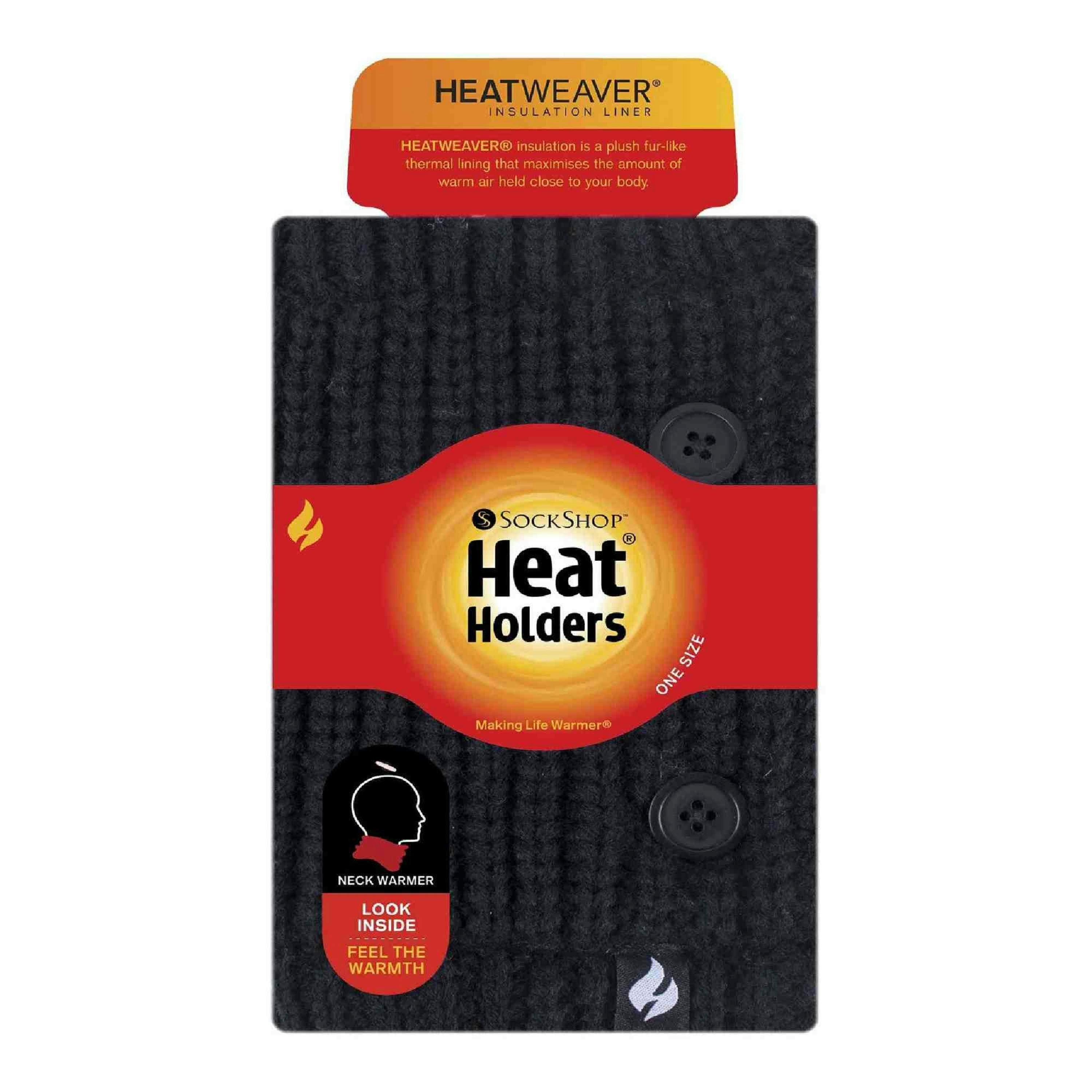 Ladies Fleece Thermal Neck Warmer Scarf Snood with Button , view 2 of 4