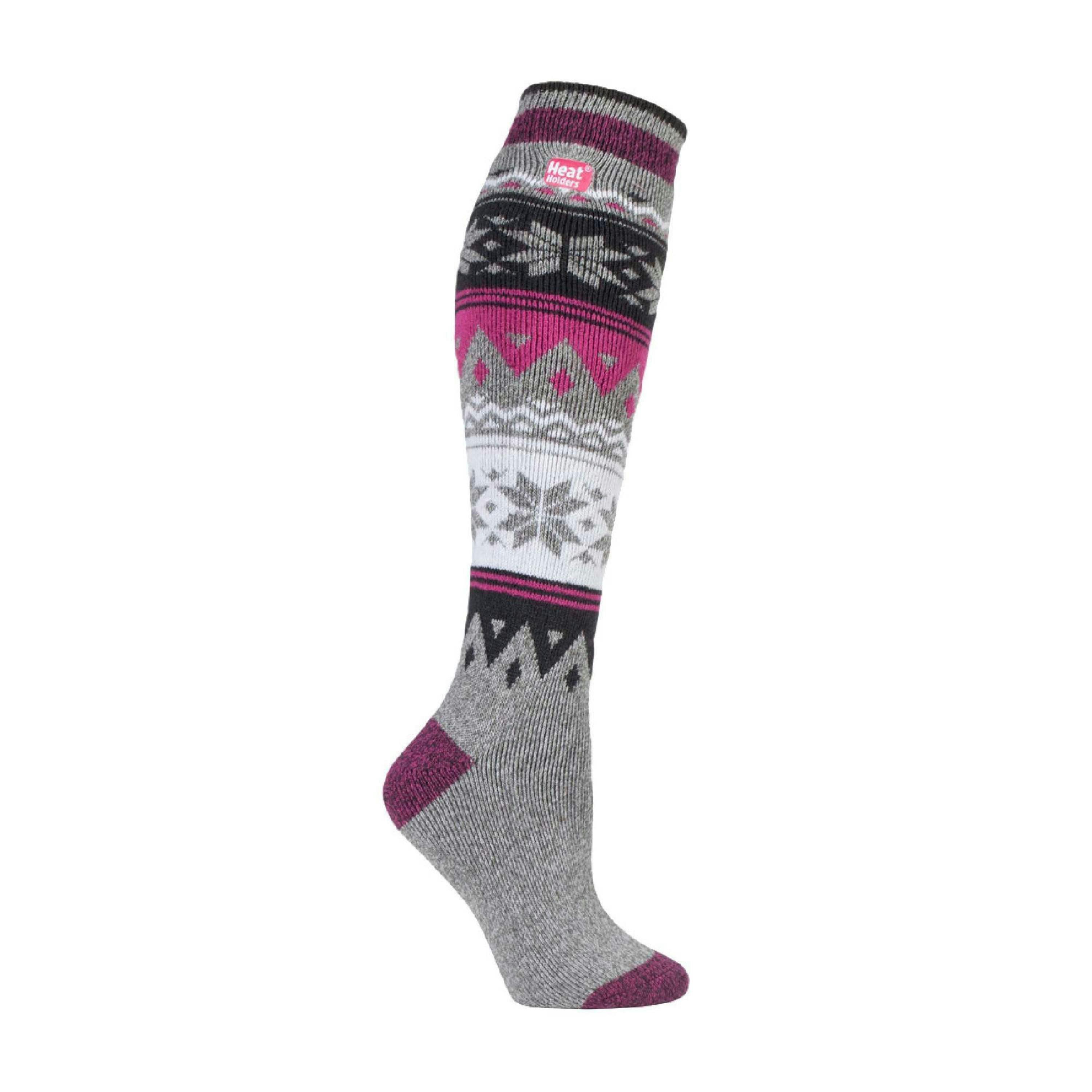 Ladies Thin Extra Long Lightweight Knee High Thermal Socks , view 1 of 5