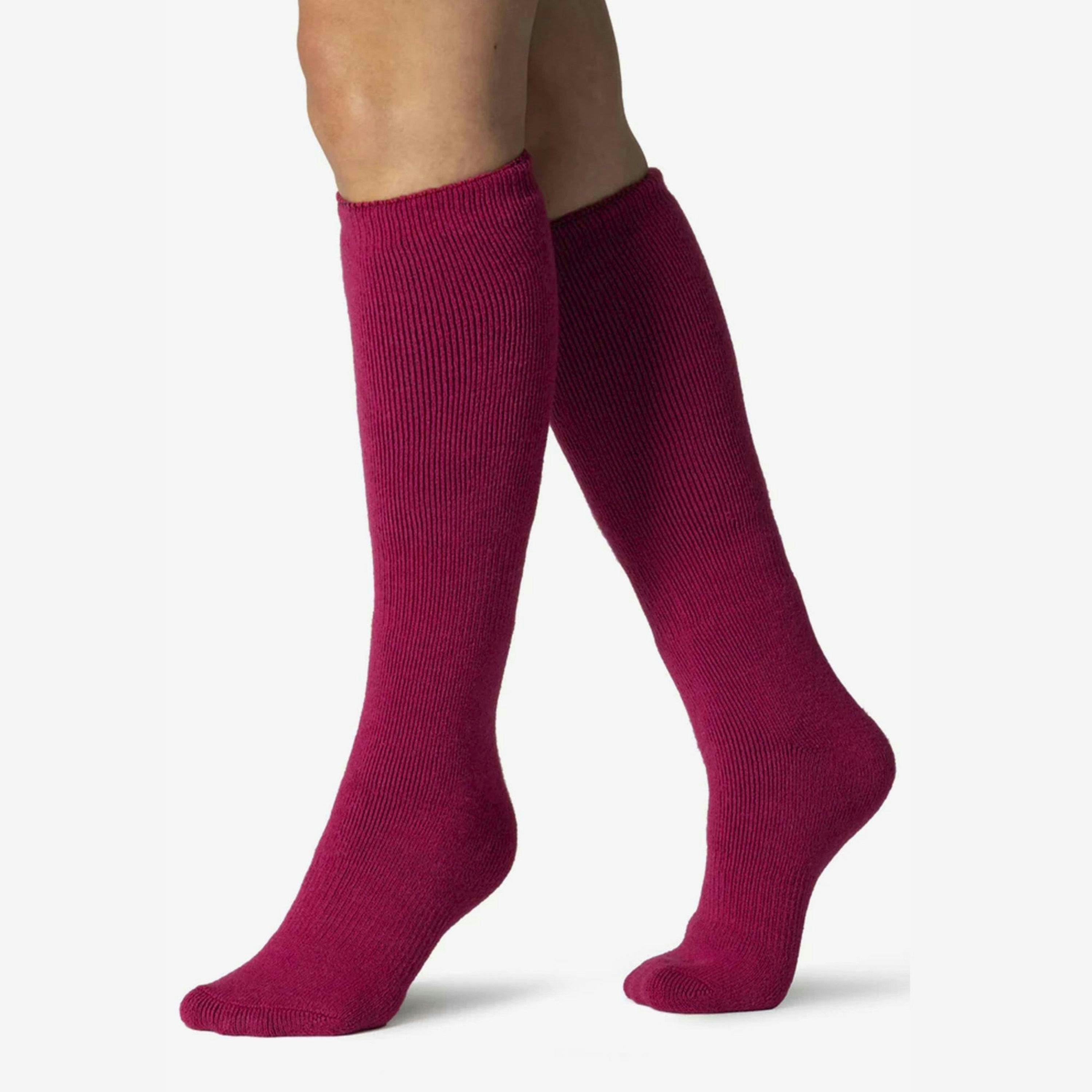 Ladies Thin Extra Long Lightweight Knee High Thermal Socks , view 5 of 5