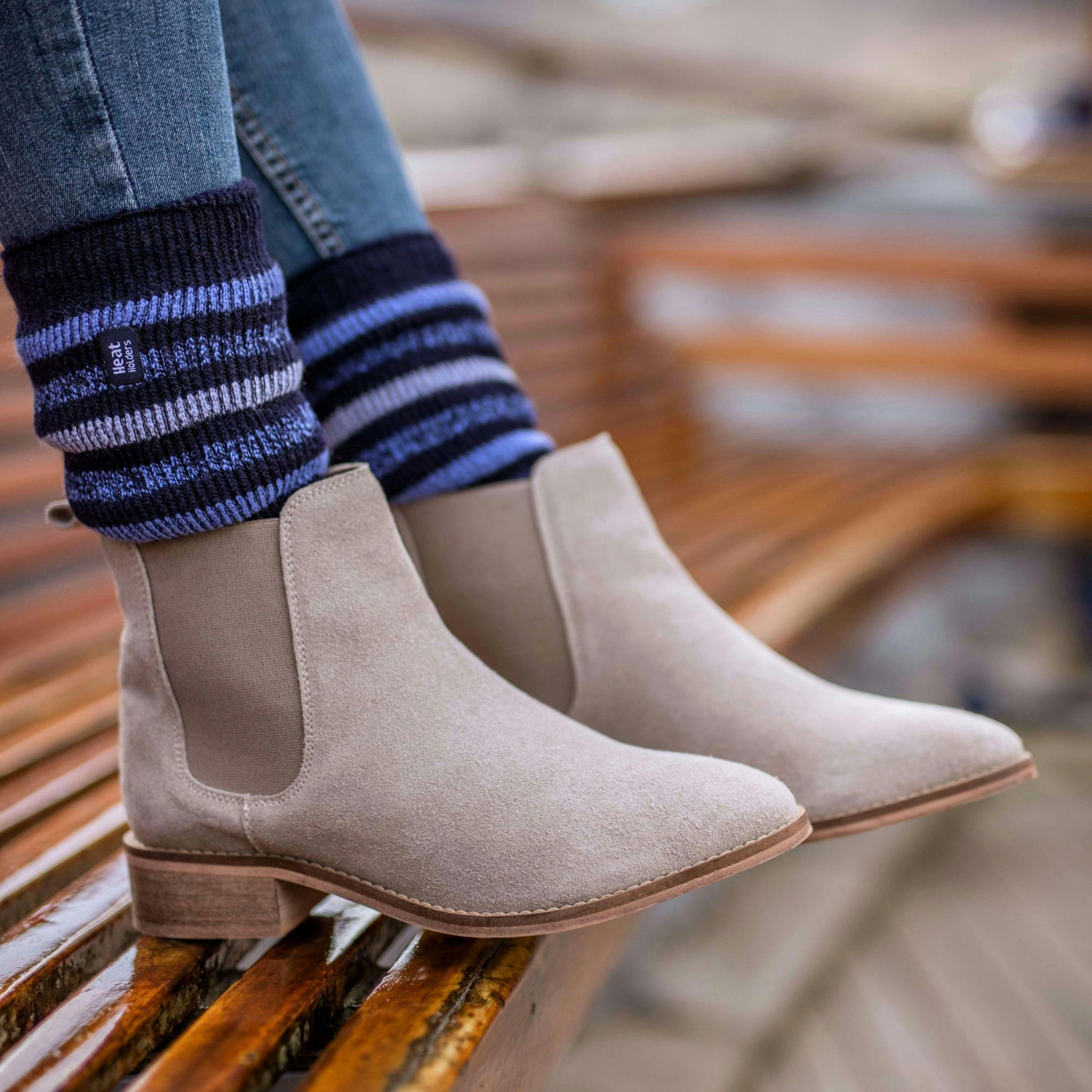 Ladies 2.3 Tog Luxury Thick Thermal Socks for Winter , view 3 of 5