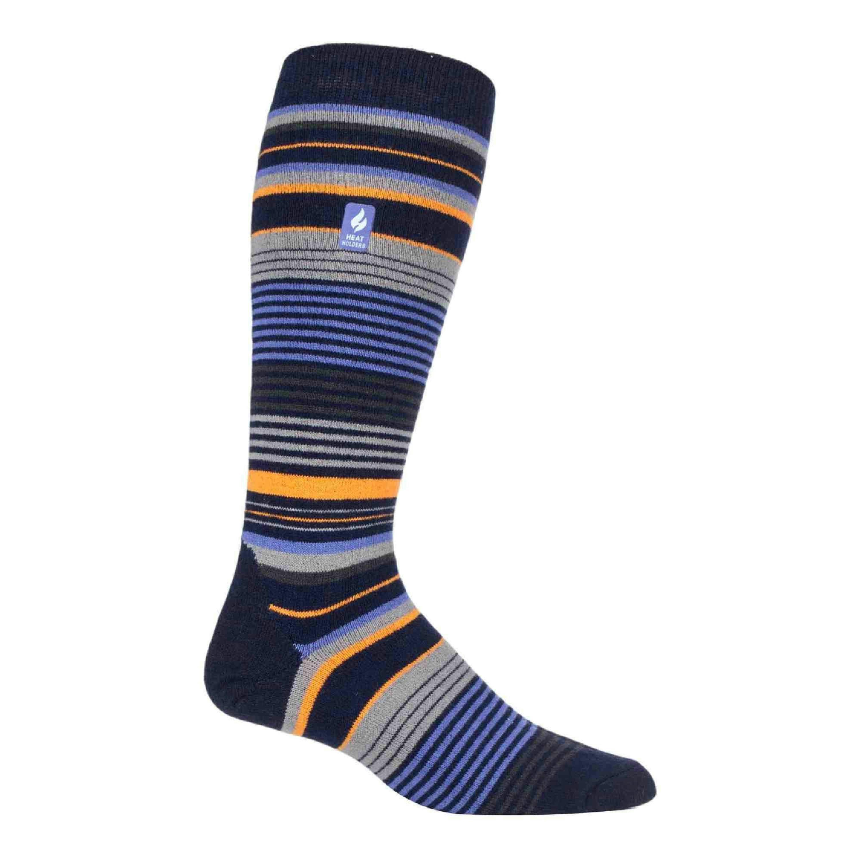 Mens Thin Warm Winter Knee High Lightweight Thermal Ski Socks , view 1 of 5