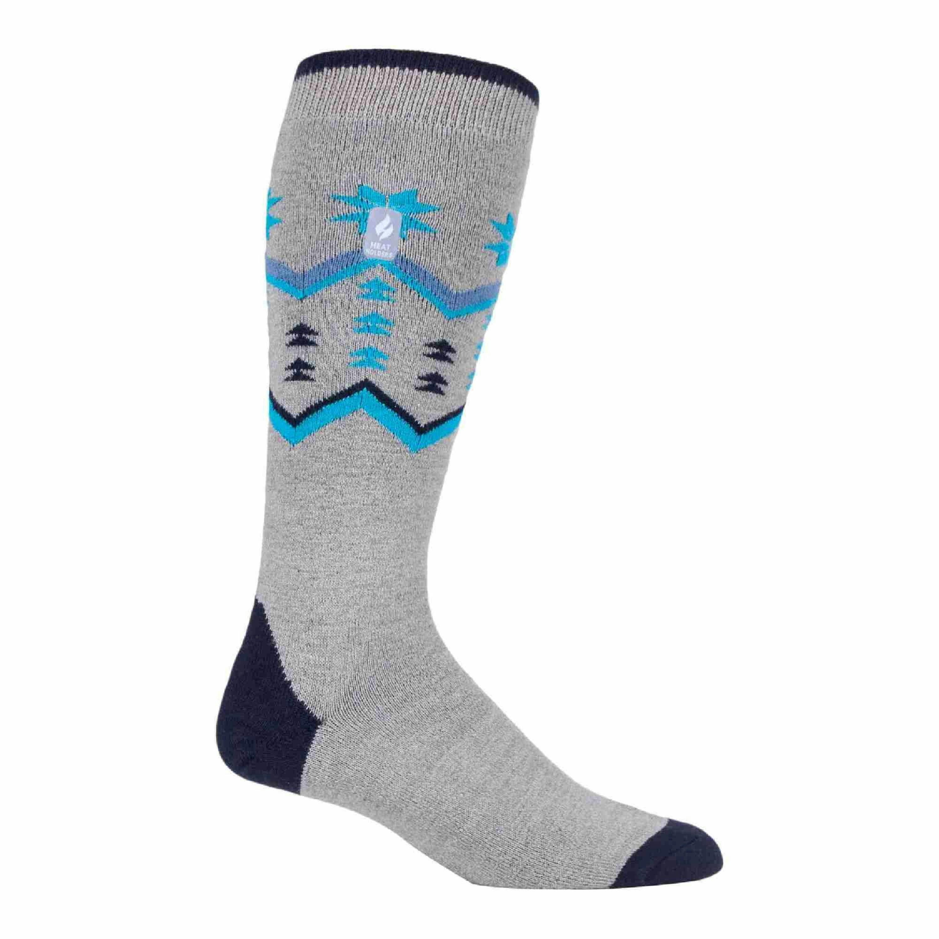 Mens Thin Warm Winter Knee High Lightweight Thermal Ski Socks , view 1 of 5