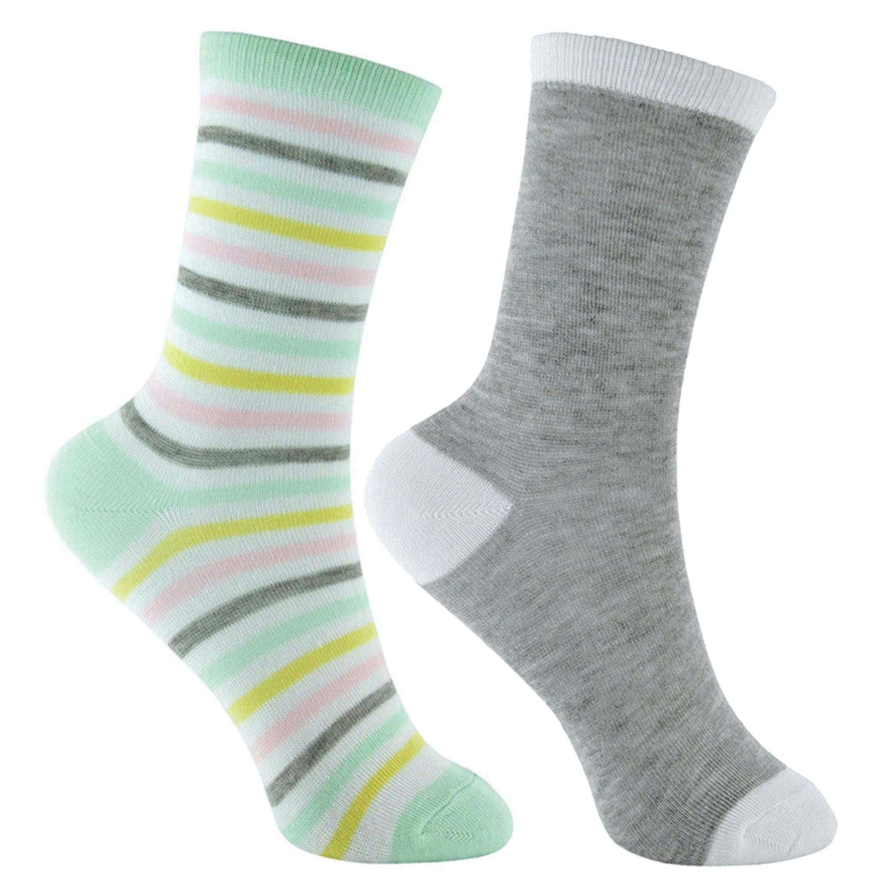 6 Pack Girls Pastel Novelty Unicorn Patterned Socks , view 5 of 5