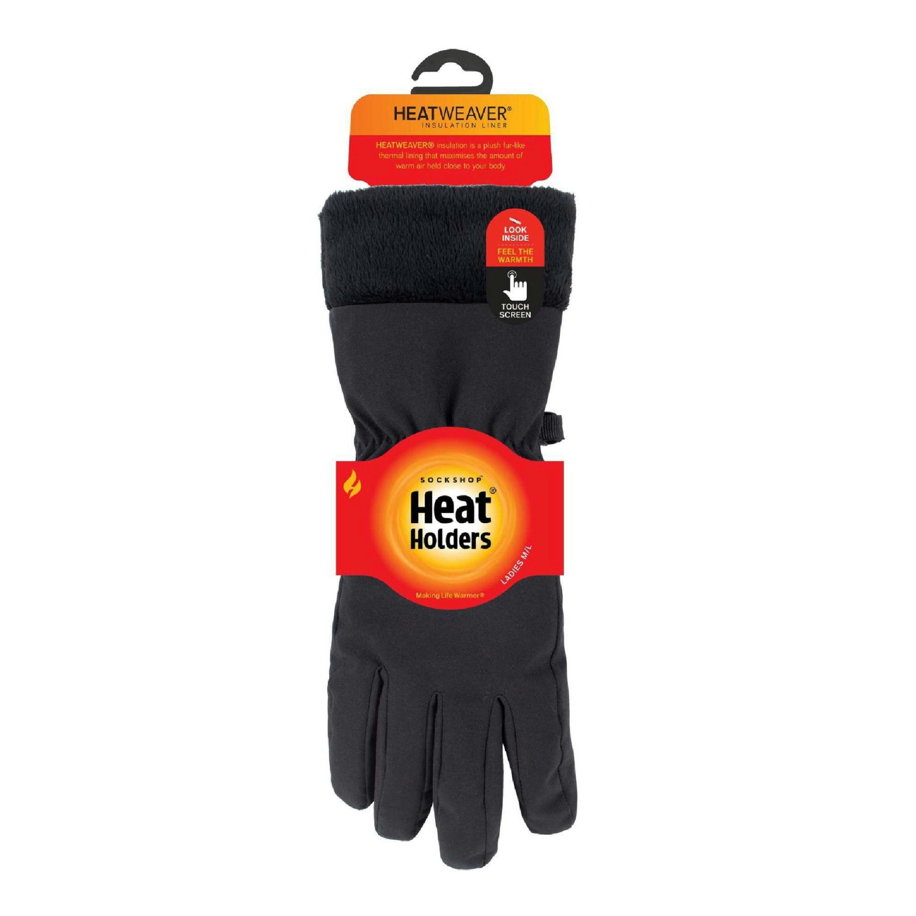Ladies Soft Shell Waterproof Wind Resistant Thermal Gloves , view 2 of 5