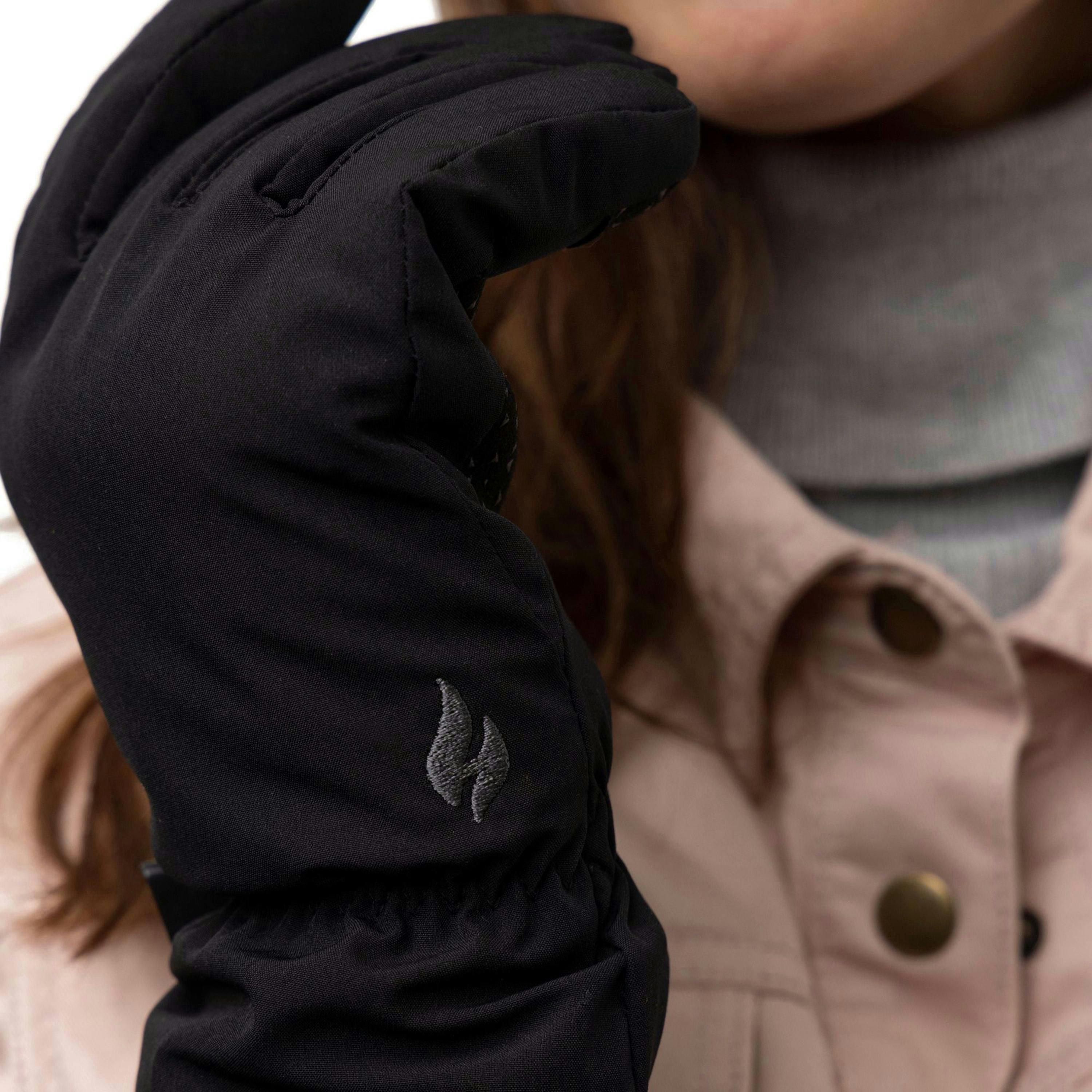 Ladies Soft Shell Waterproof Wind Resistant Thermal Gloves , view 3 of 5
