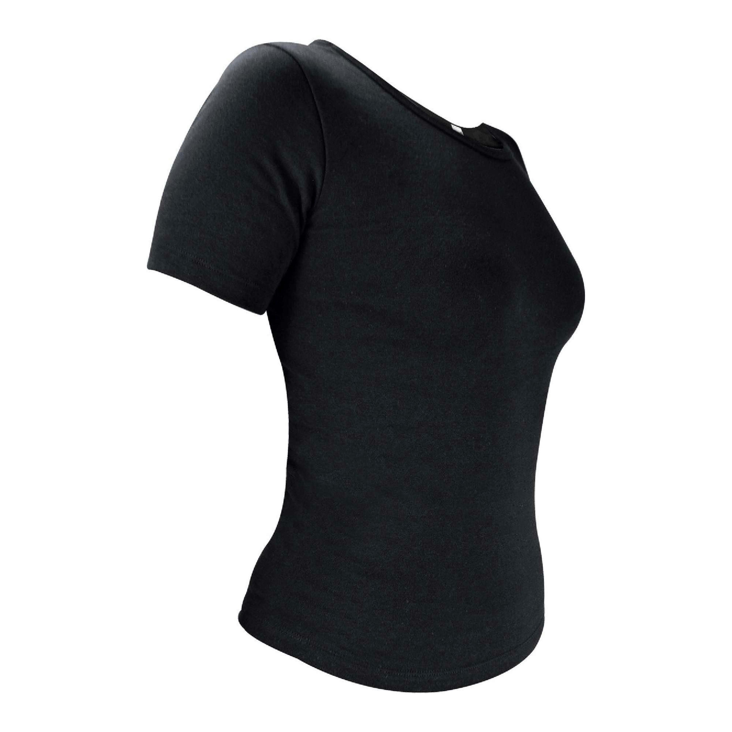 Ladies Cotton Thermal Underwear Short Sleeved Top , view 2 of 5