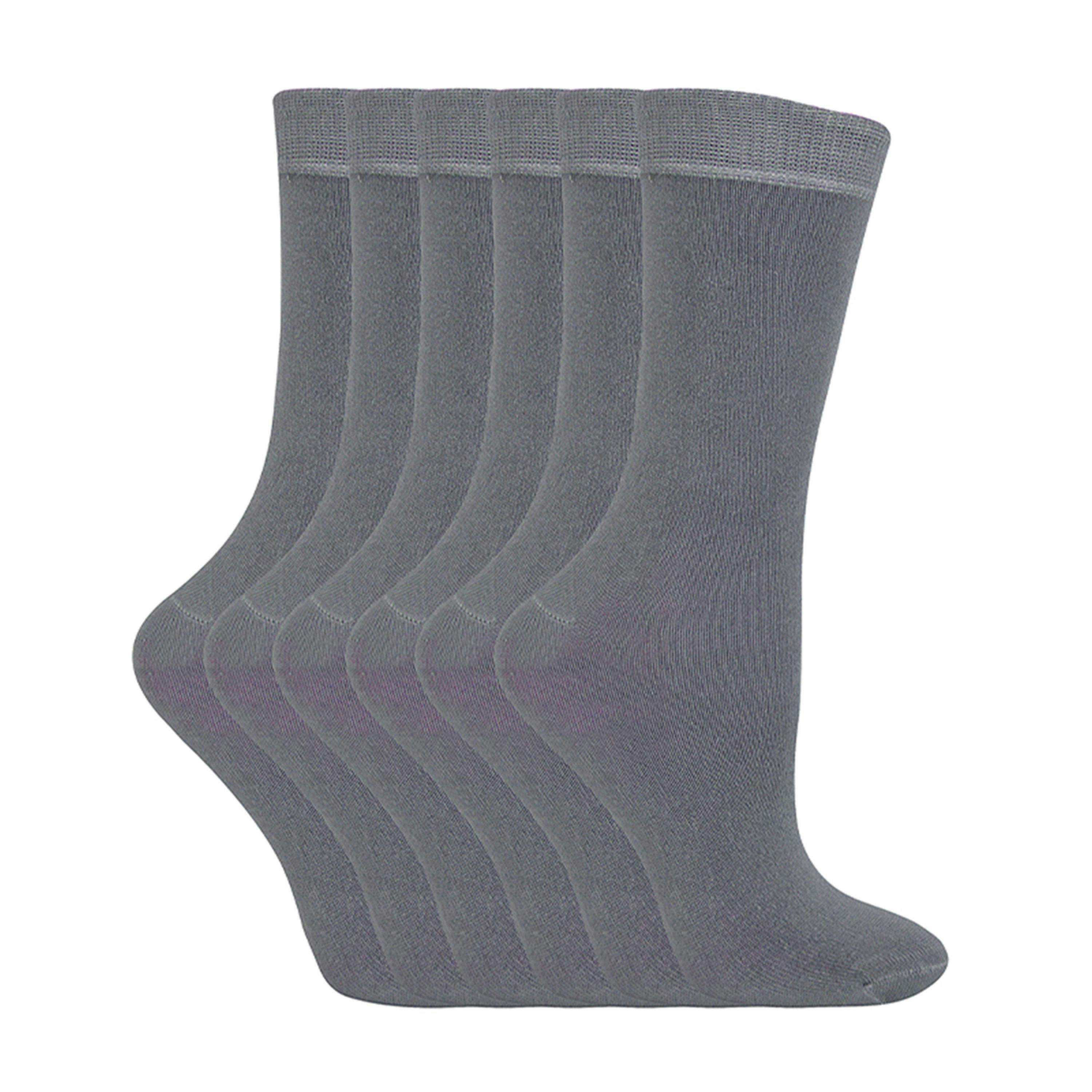 6 Pack Girls & Boys Super Soft Breathable Organic Bamboo Socks , view 1 of 5