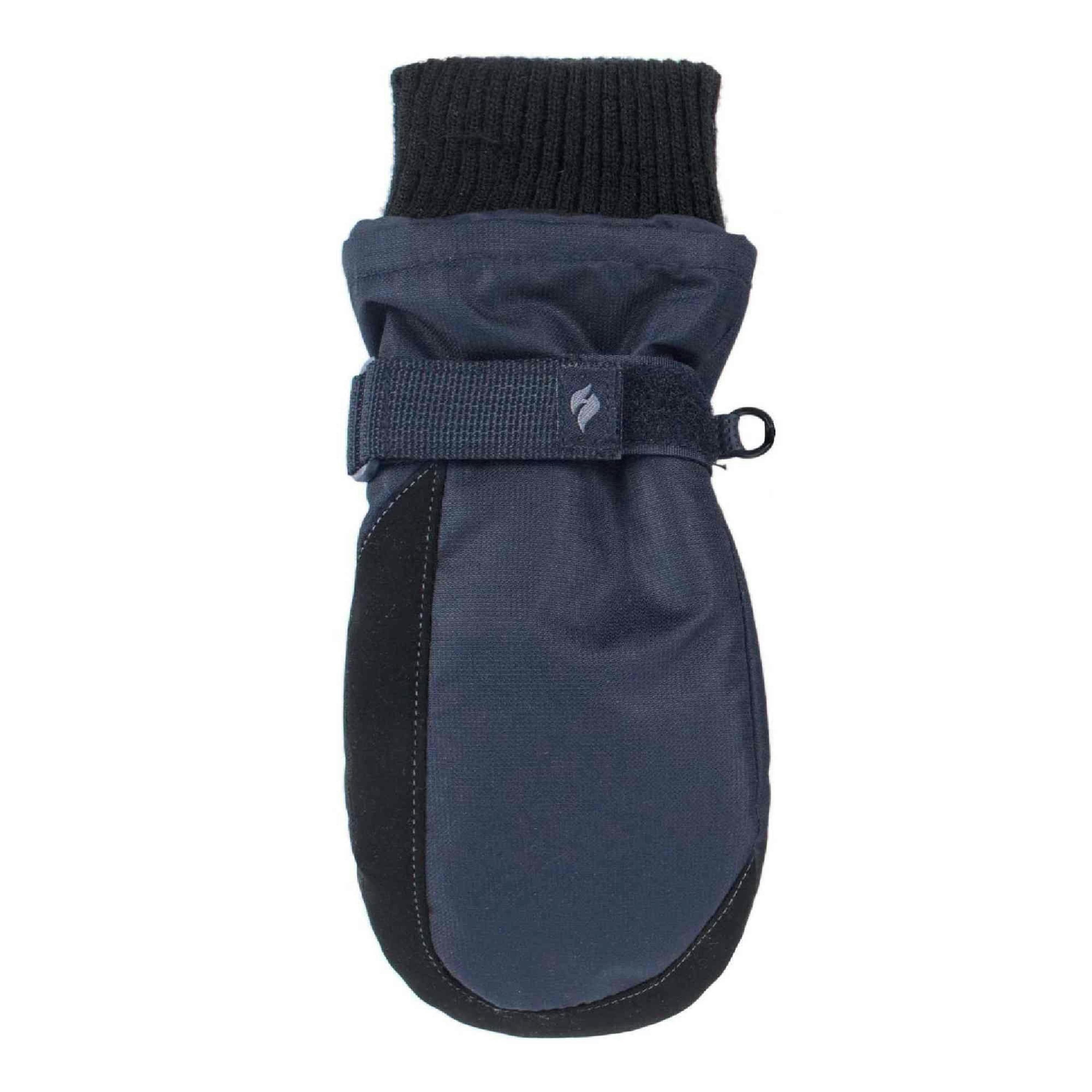 Childrens Soft Shell Winter Fleece Lined Waterproof Thermal Snow Ski Mittens , view 1 of 4