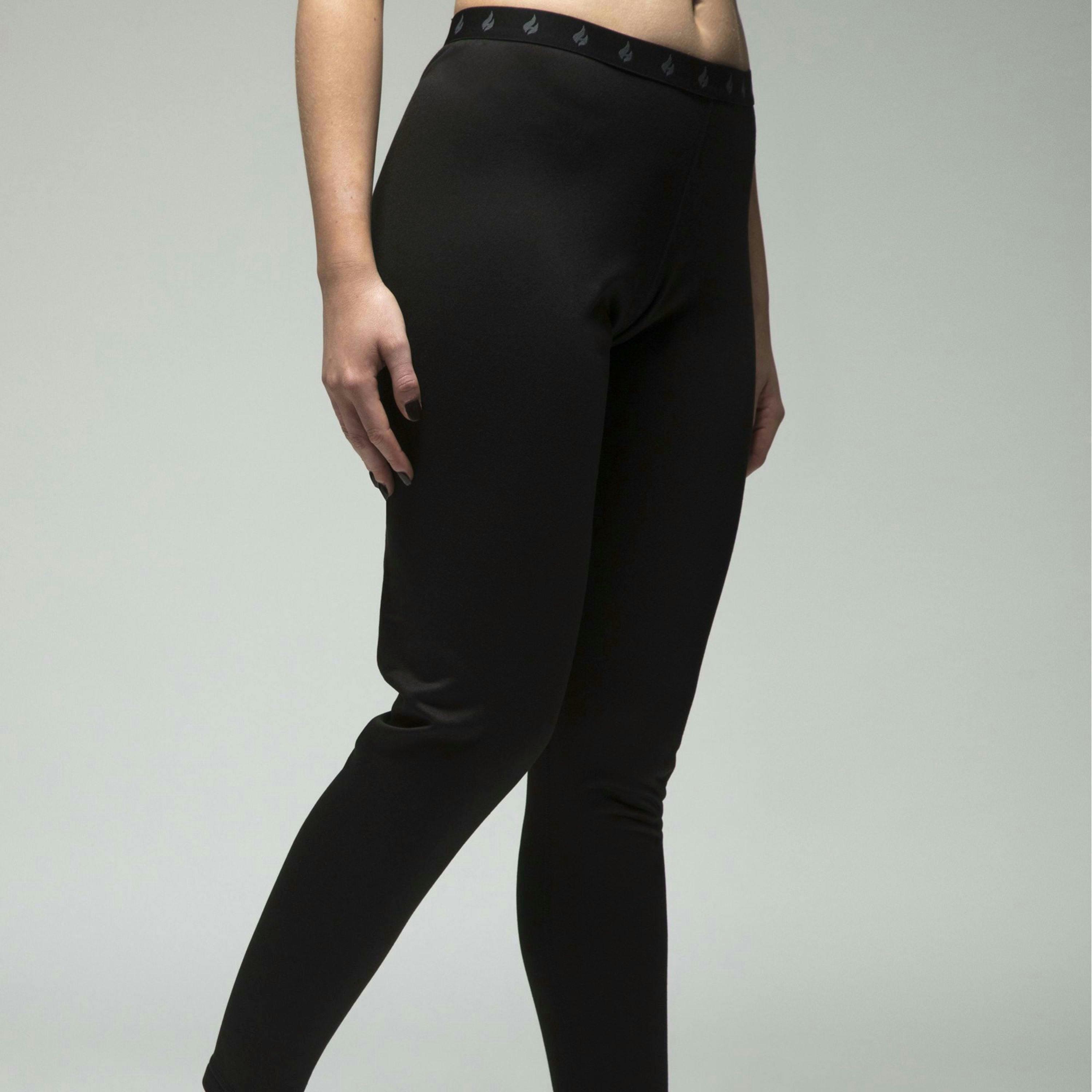 Ladies Fleece Lined Base Layer Thermal Long John Bottoms , view 3 of 5