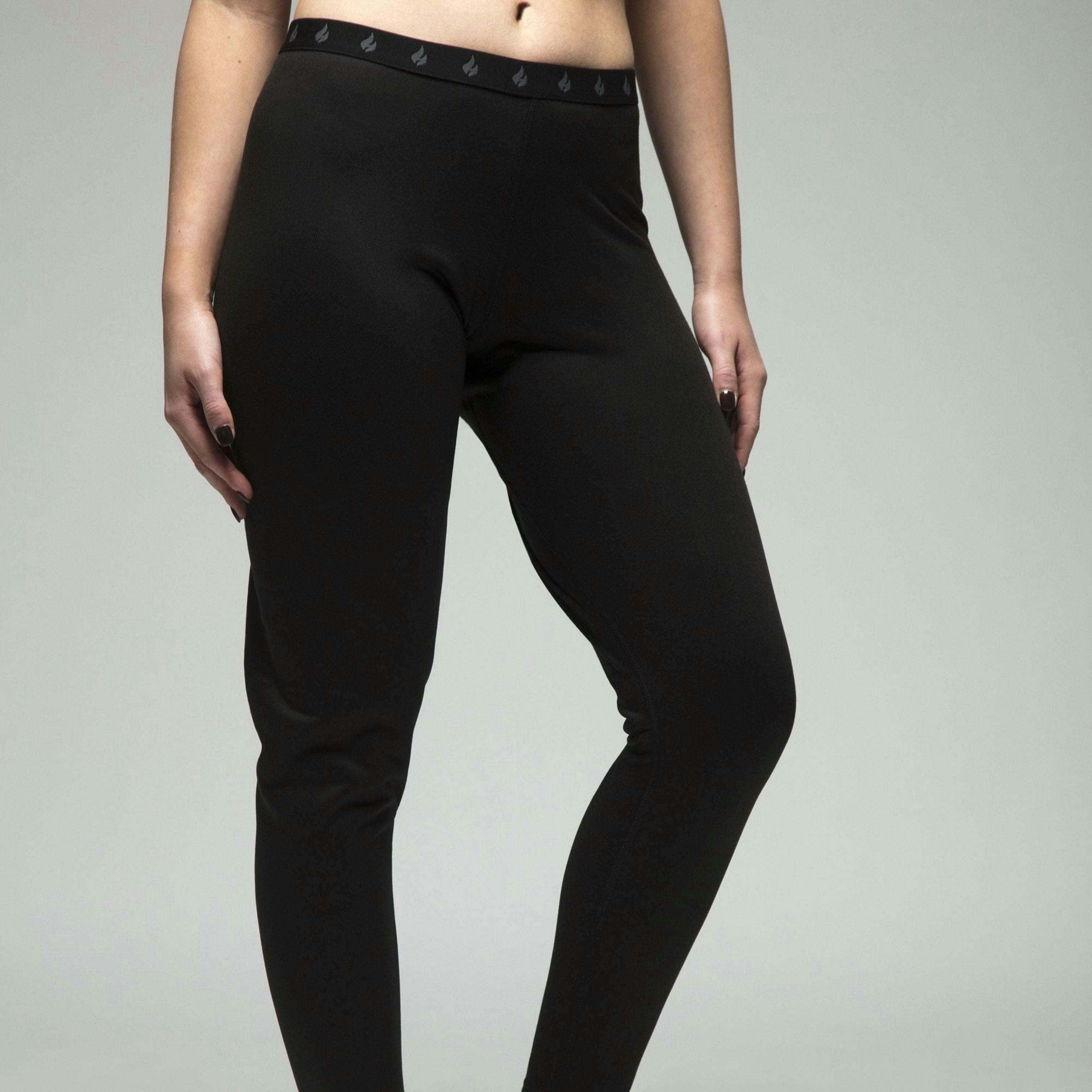Ladies Fleece Lined Base Layer Thermal Long John Bottoms , view 4 of 5