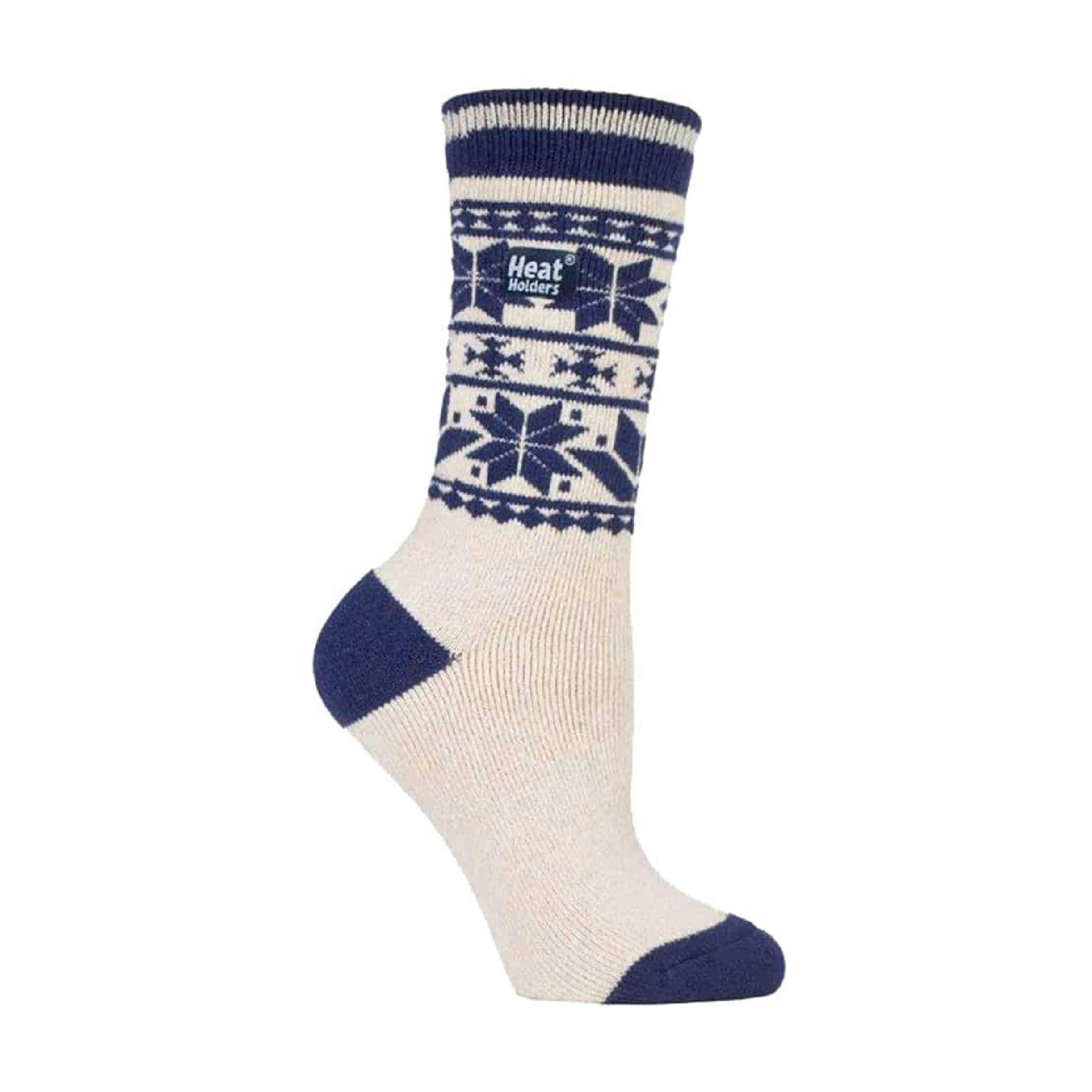 Ladies Thin Lightweight Patterned Casual Winter Warm Thermal Socks , view 1 of 5