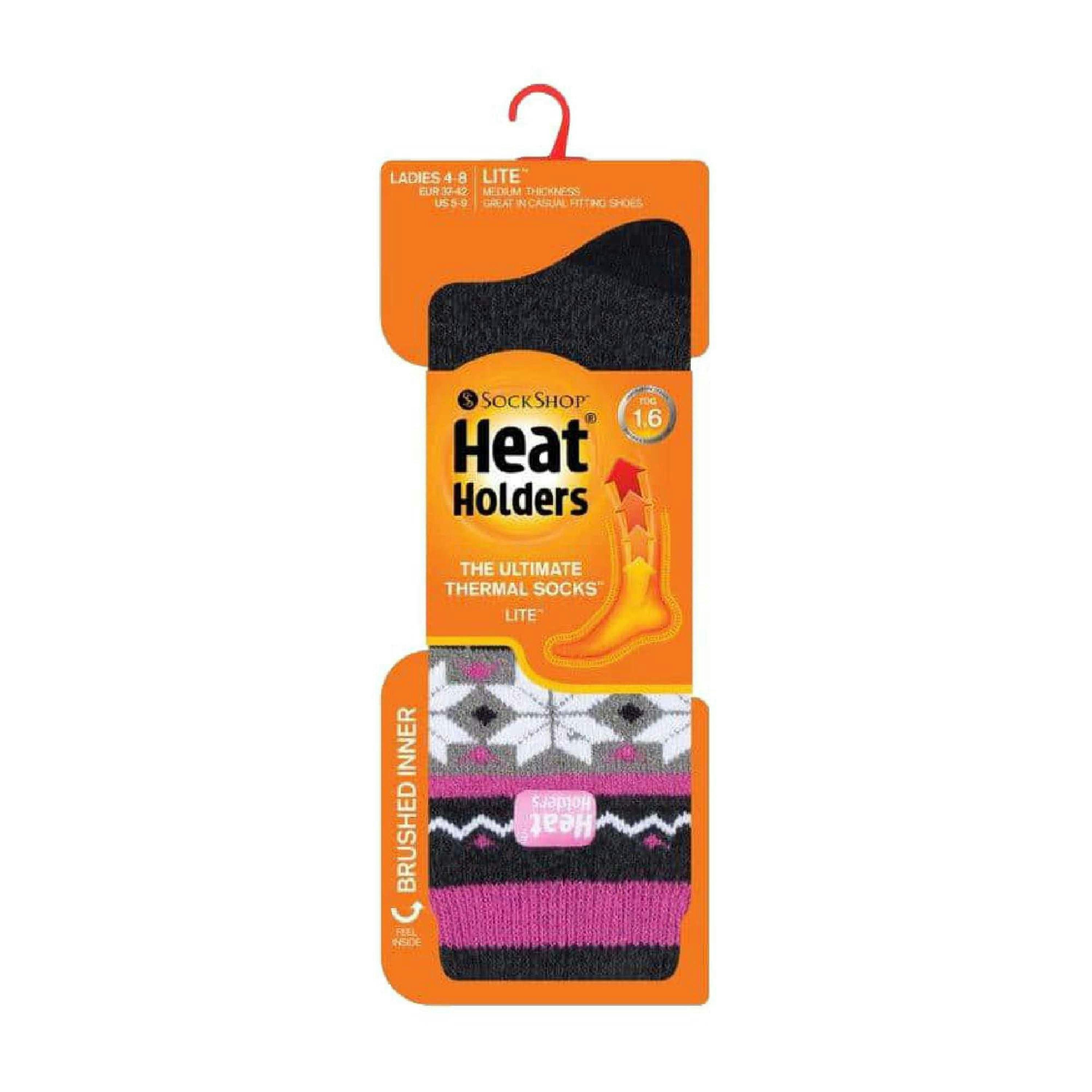 Ladies Thin Lightweight Patterned Casual Winter Warm Thermal Socks , view 2 of 5