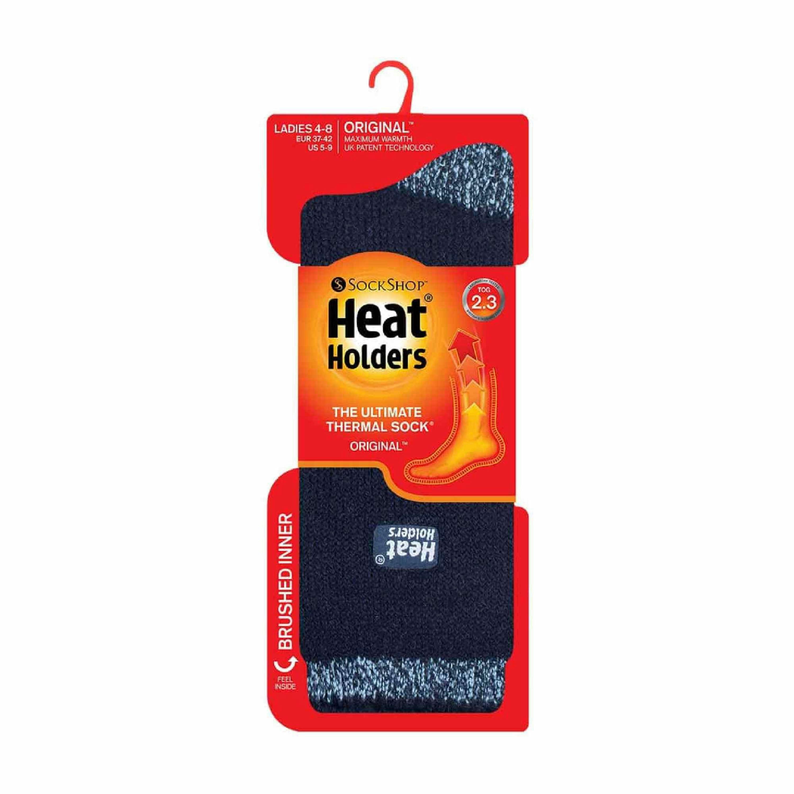 Ladies Twist Patterned Thick Winter Thermal Socks , view 2 of 5