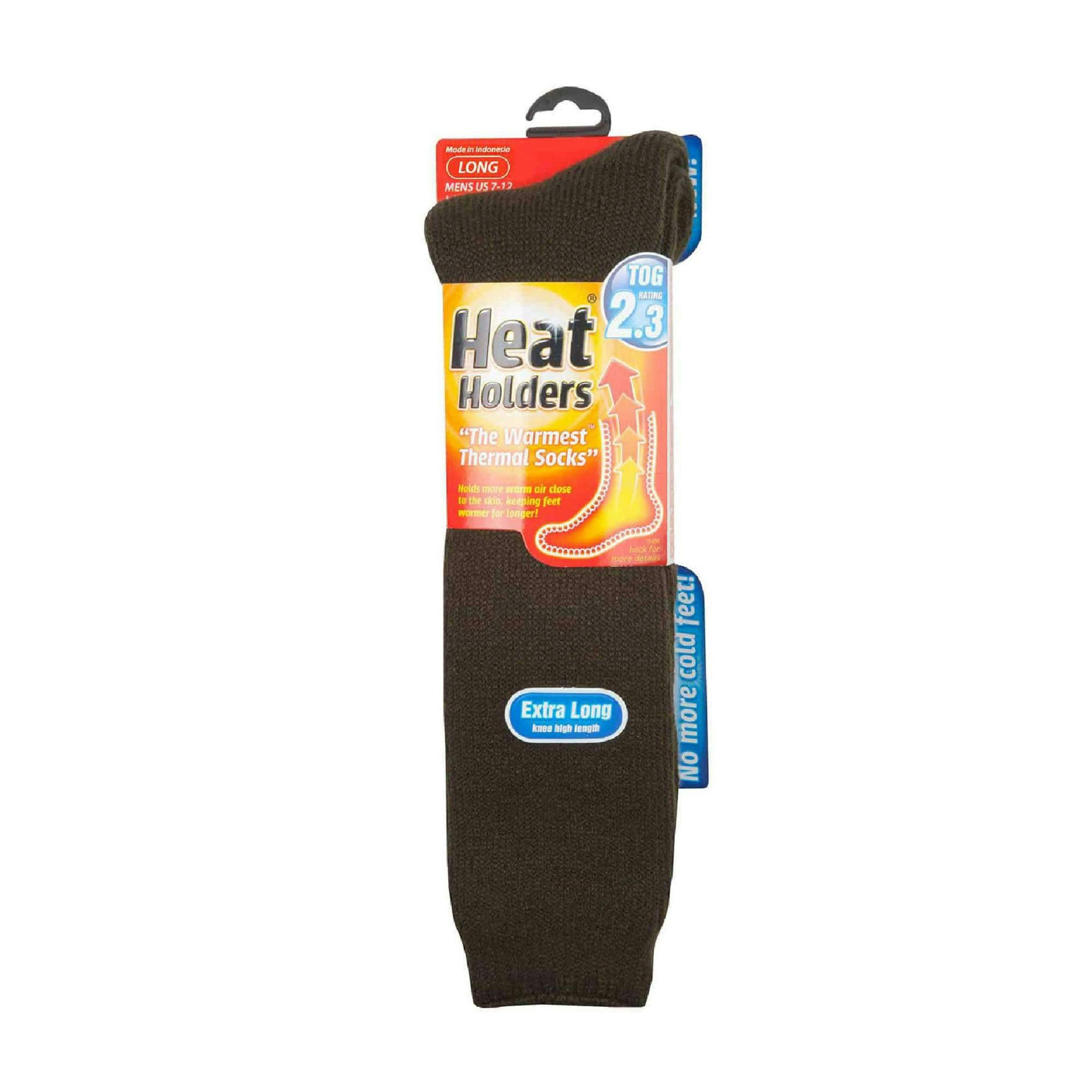 Mens Extra Long Thick Winter Warm Knee High Thermal Socks , view 2 of 5