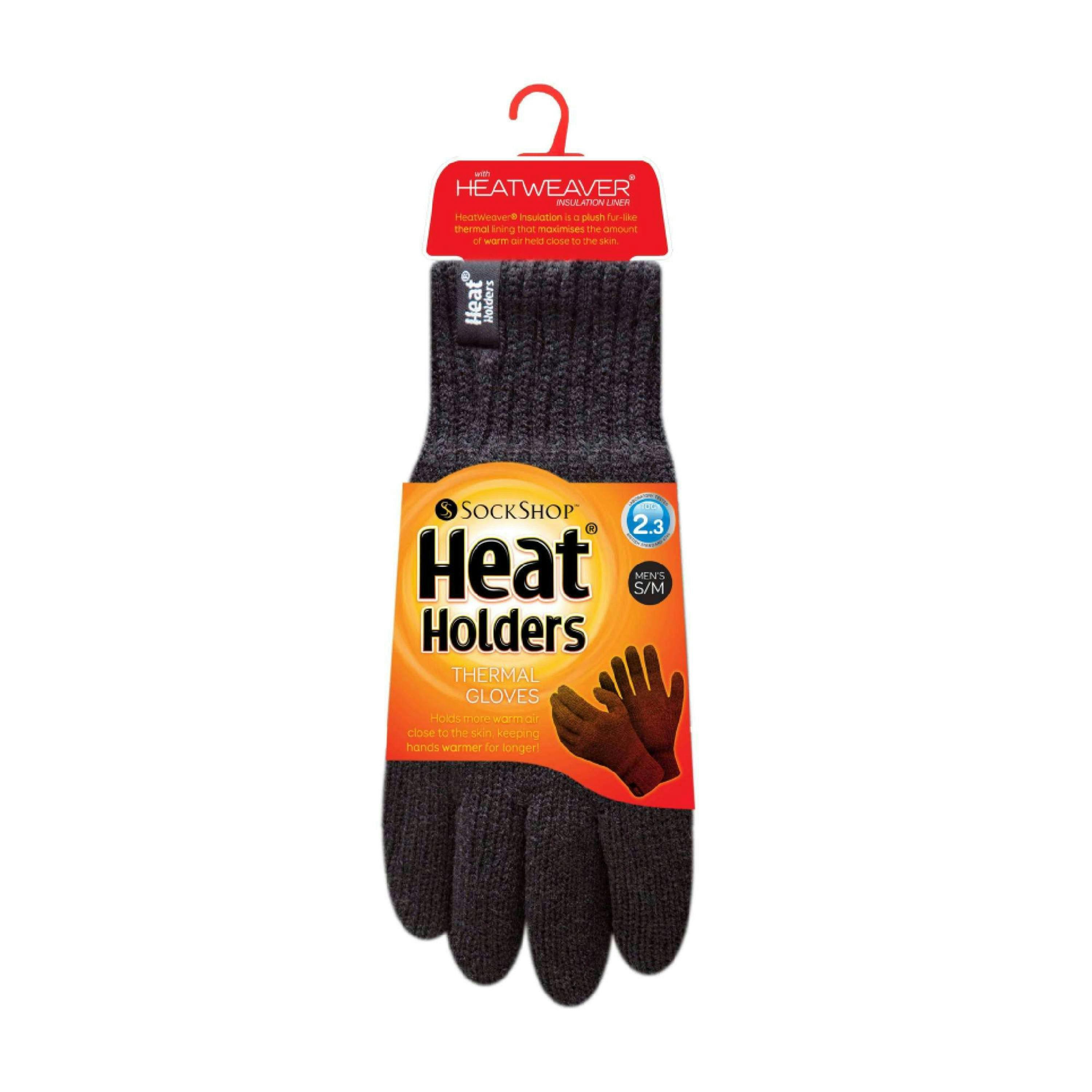 Mens Winter Warm Soft Fleece Lined Thermal Gloves , view 2 of 5