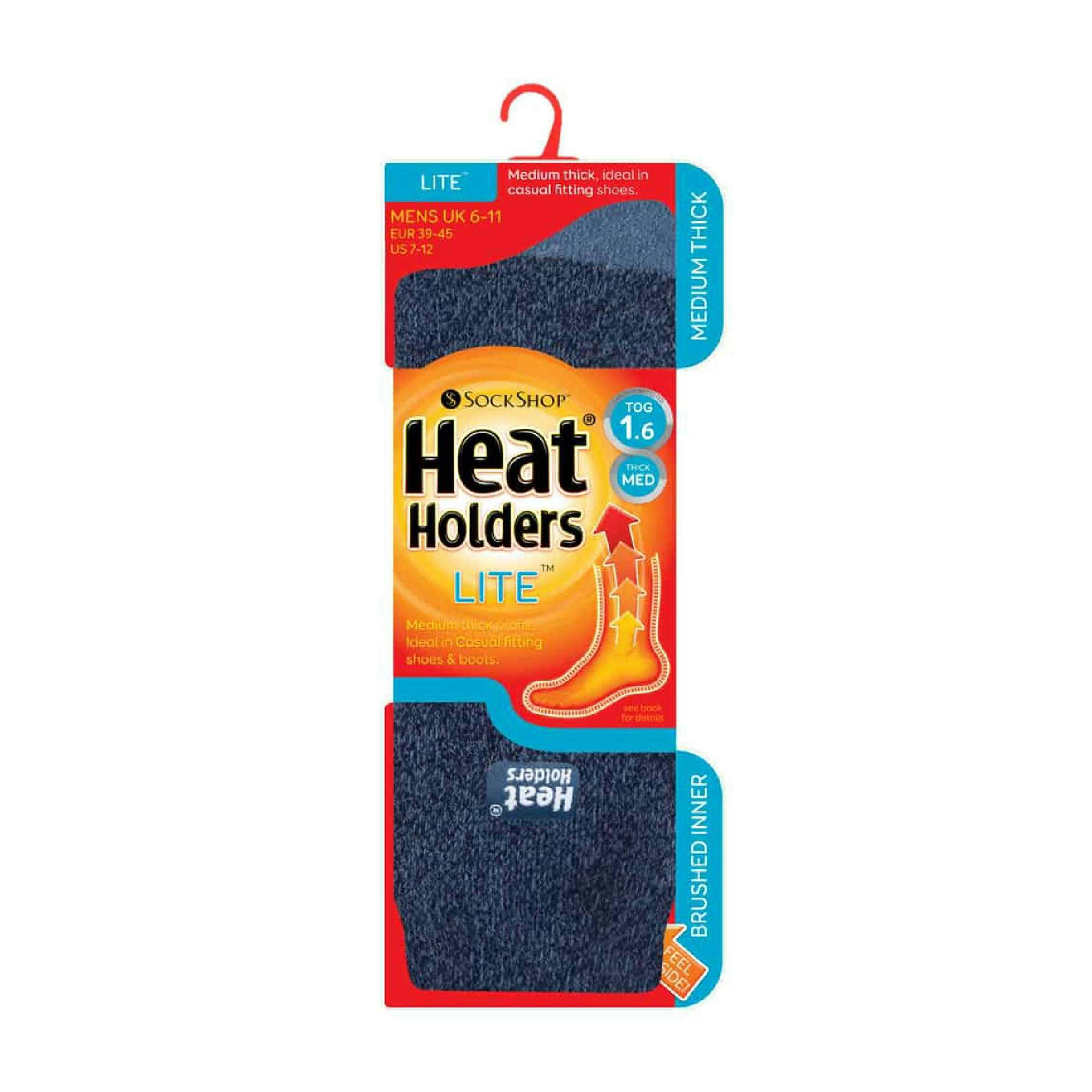 Mens Warm Thin 1.6 Tog Thermal Lite Dress Socks , view 2 of 5