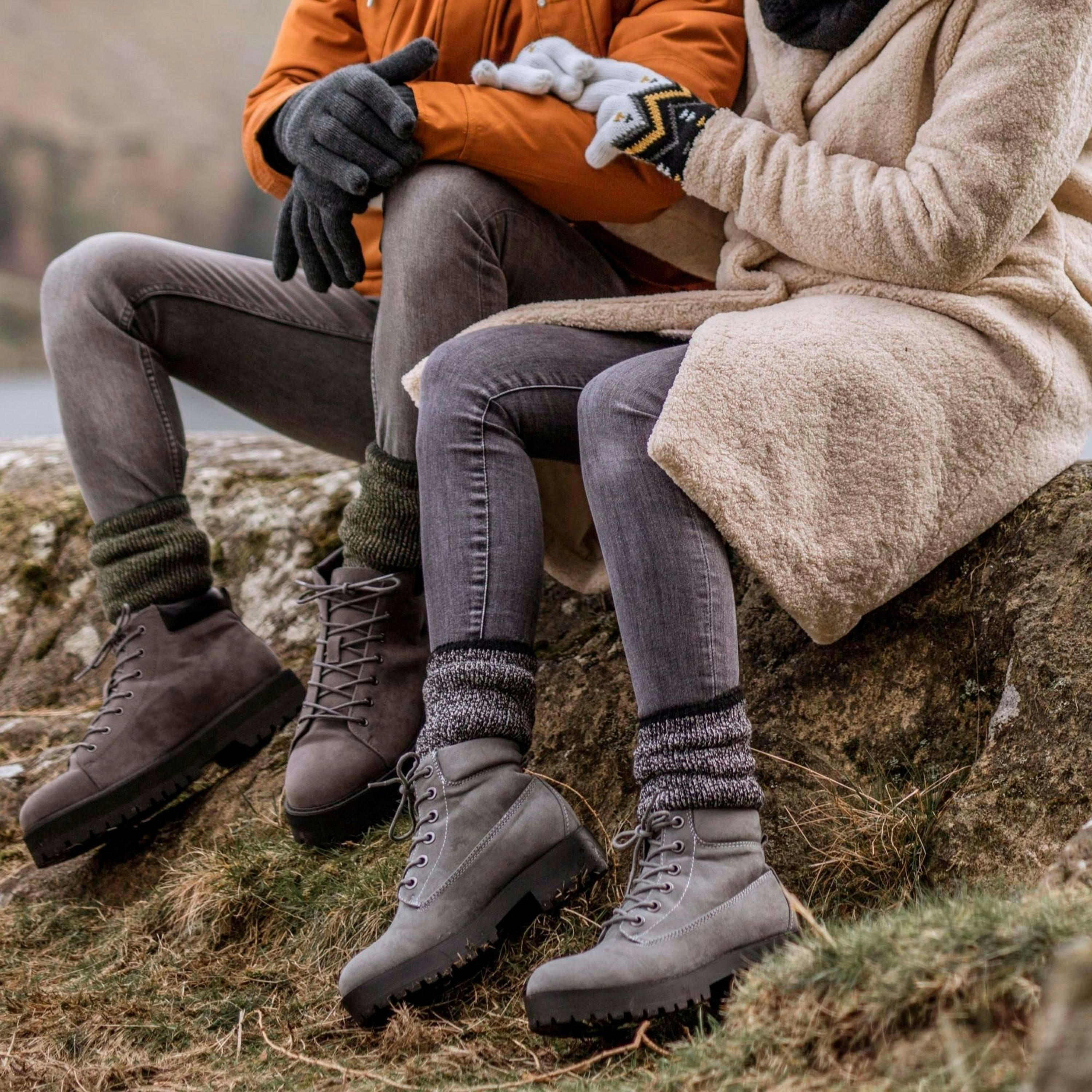 Mens Outdoor Winter Warm Thermal Merino Wool Socks , view 4 of 5