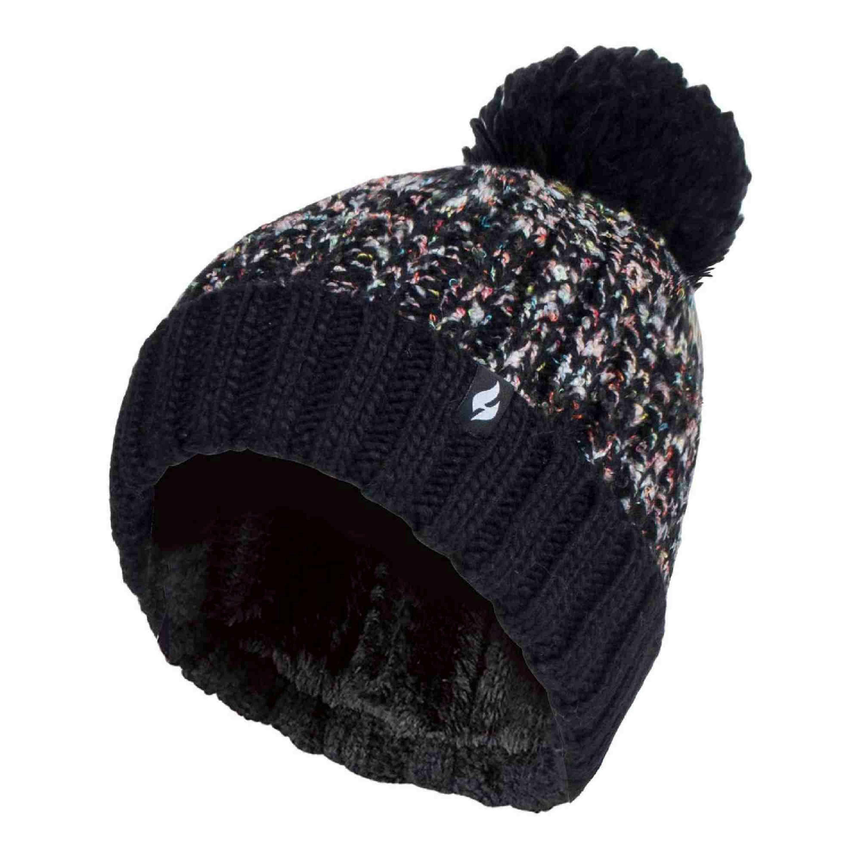 Ladies Thermal Winter Bobble Hat with Extra Large Pom Pom , view 1 of 5