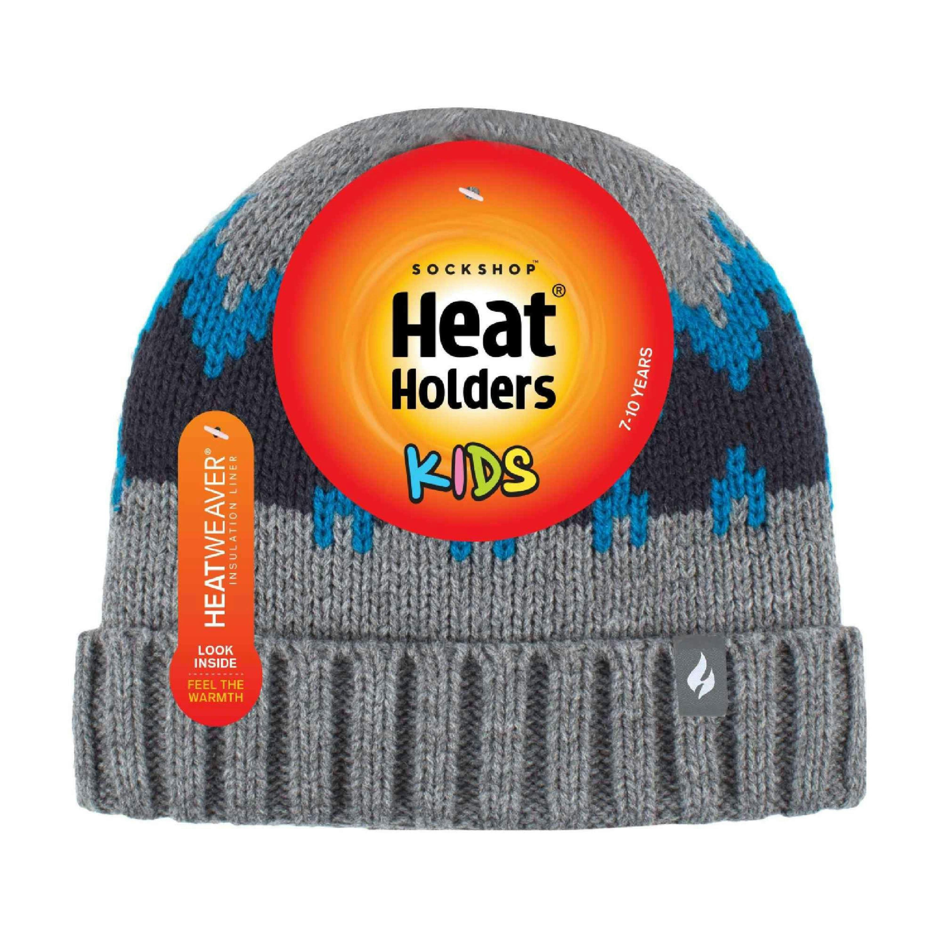 Boys Thick Ribbed Patterned Knitted Soft Beanie Hat , view 2 of 3
