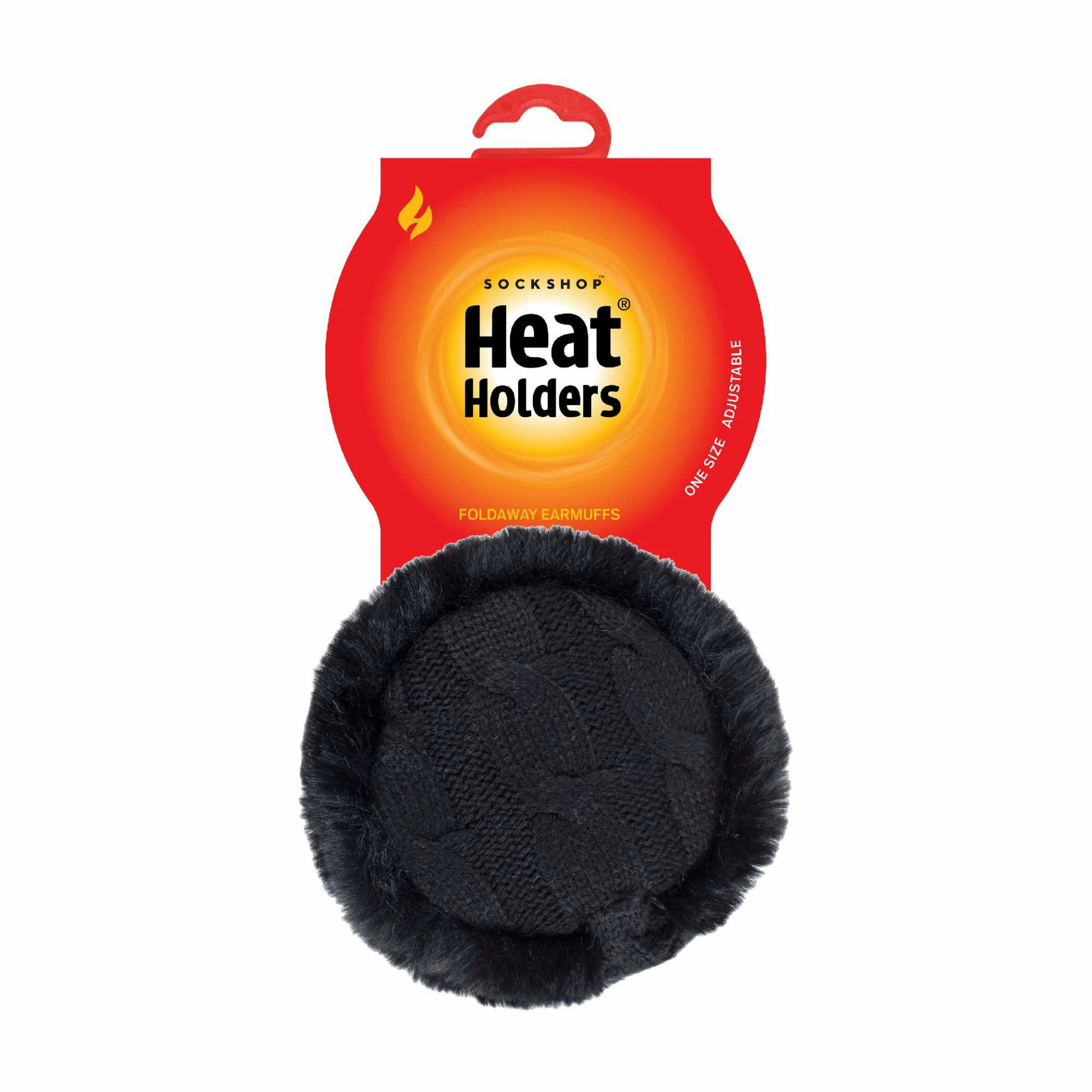 Ladies Winter Knitted Cold Weather Faux Fur Ear Muffs , view 2 of 5