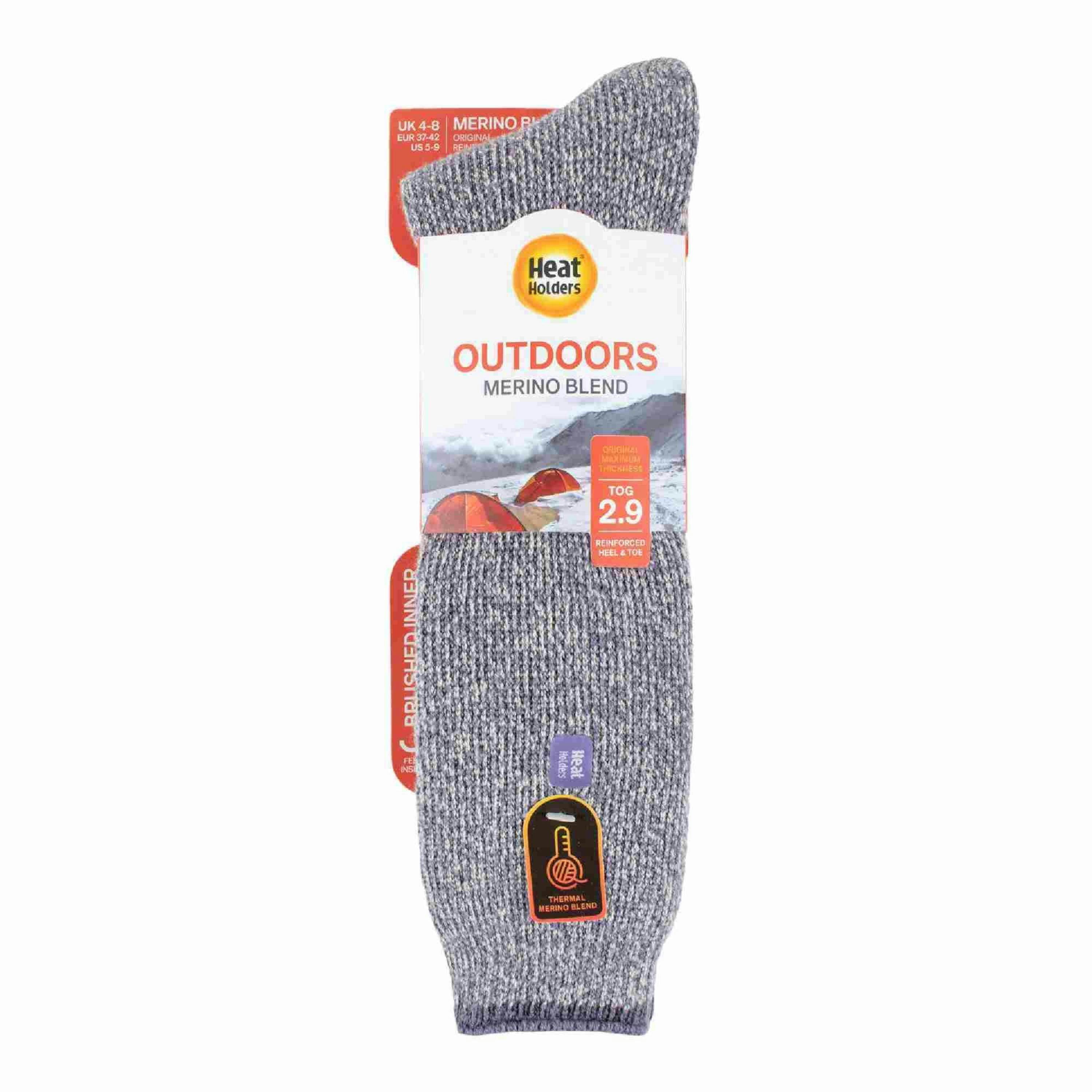 Ladies Outdoor Knee High Thermal Merino Wool Socks for Winter , view 2 of 5