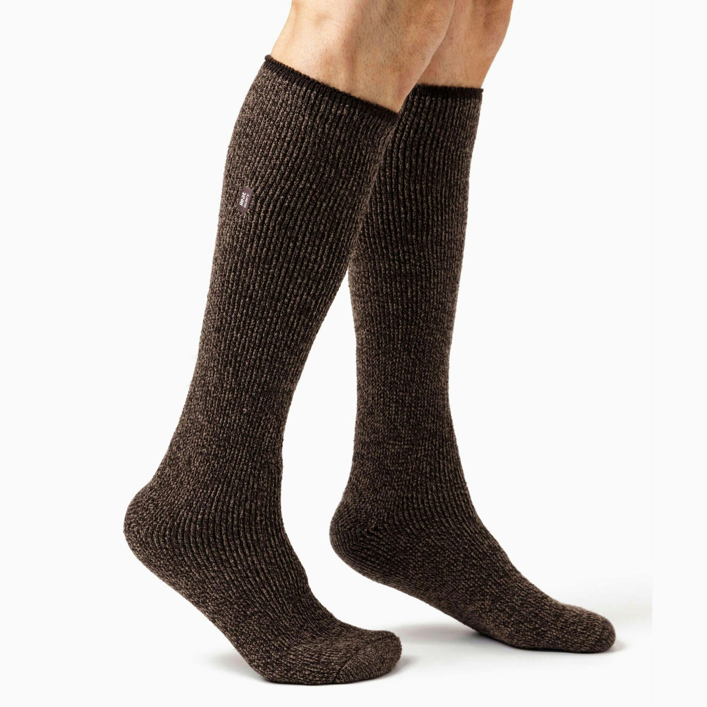 Mens Outdoor Knee High Thermal Merino Wool Socks for Winter , view 3 of 5