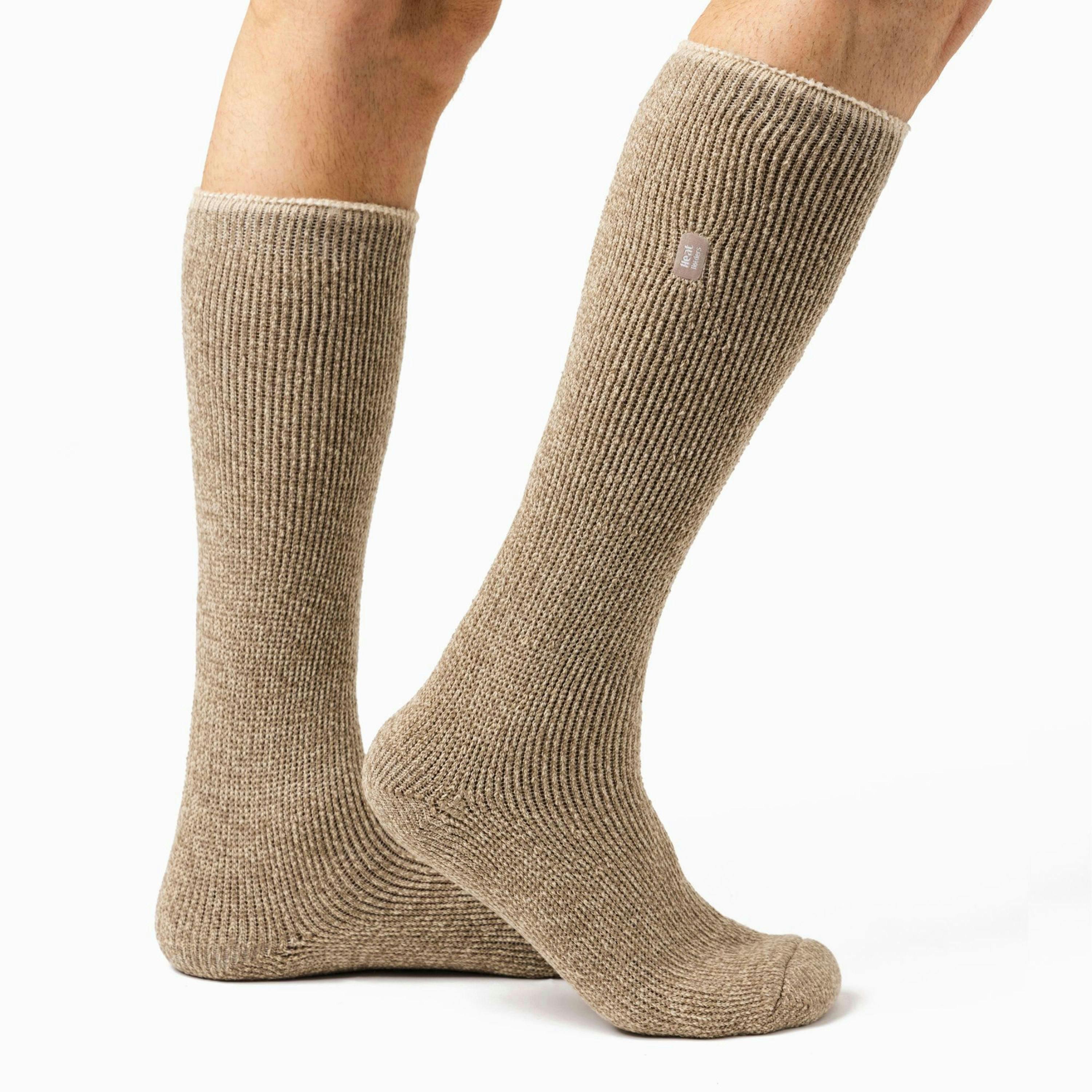Mens Outdoor Knee High Thermal Merino Wool Socks for Winter , view 4 of 5