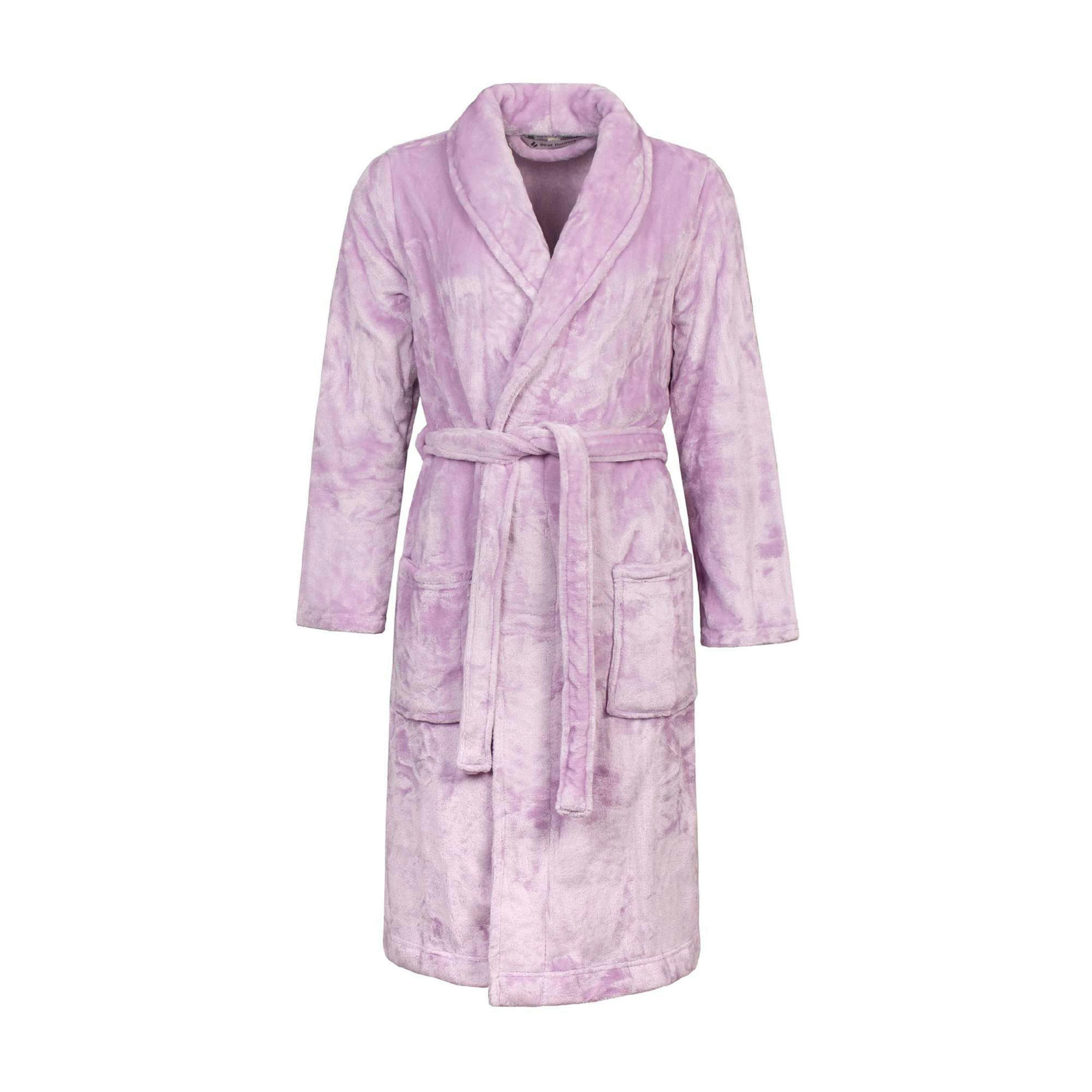 Ladies Soft Fleece Warm Bathrobe Dressing Gown for Winter , view 1 of 5