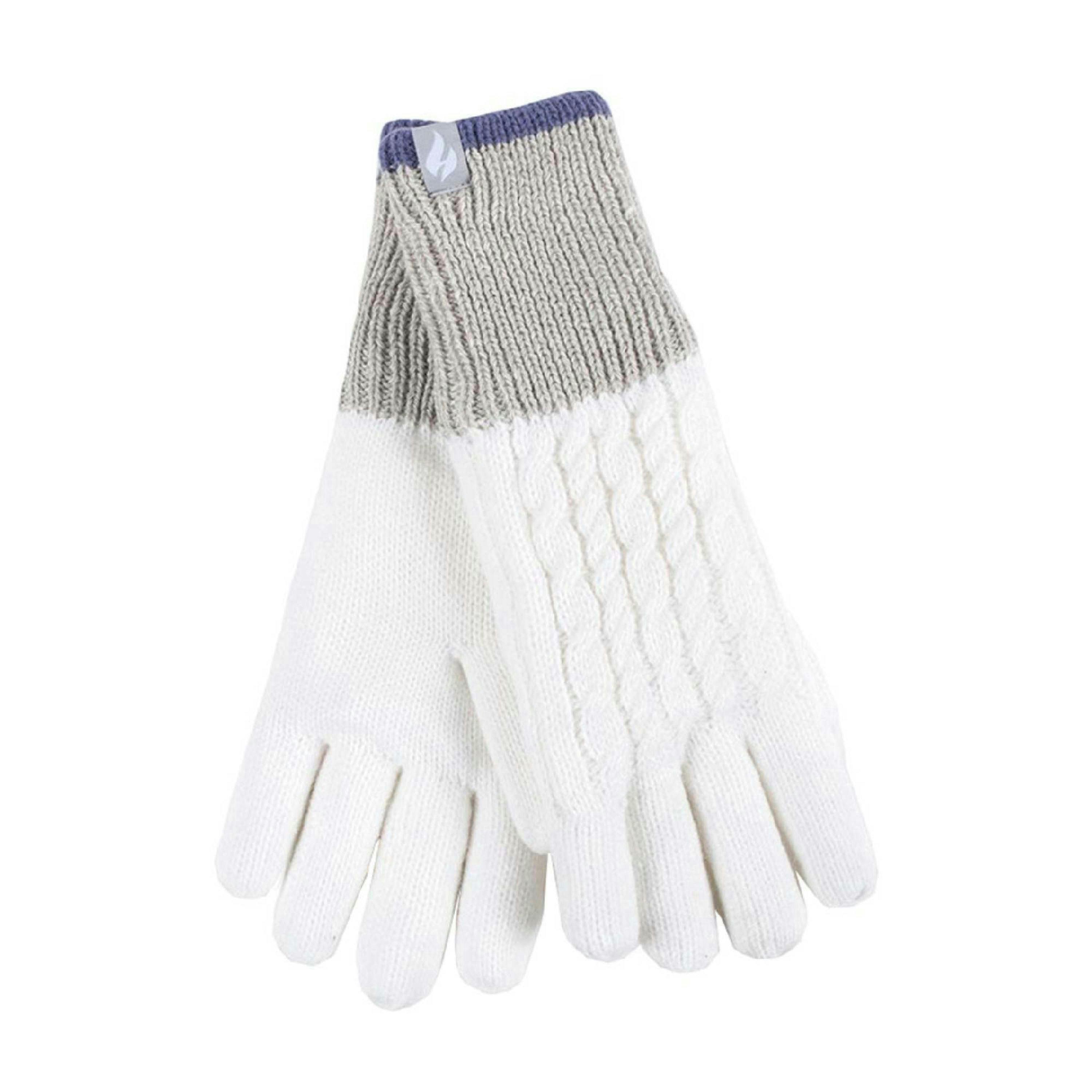 Womens Patterned Fleece Lined Warm Thermal Gloves for Winter , view 1 of 5