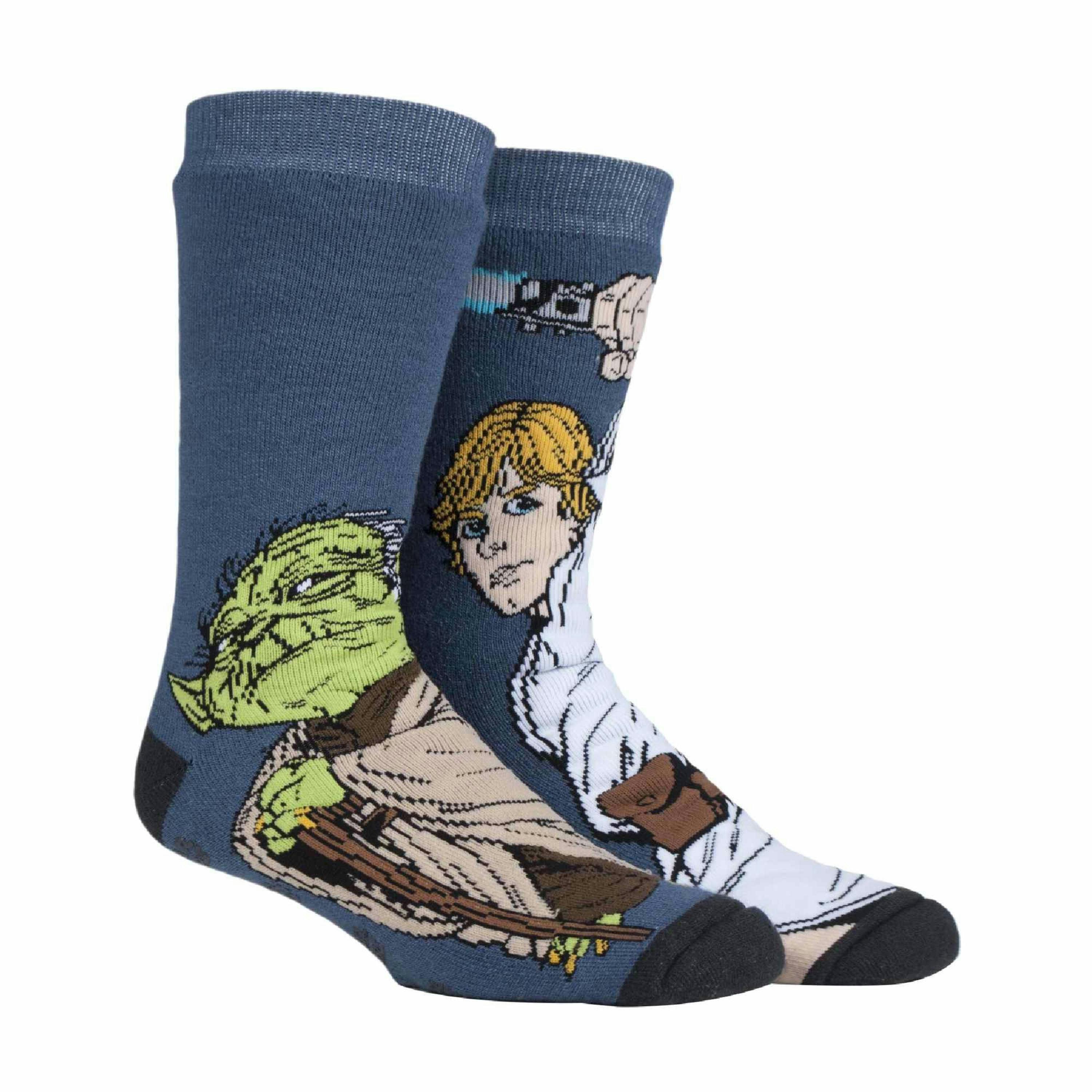 Heat Holders Mens Film Theme Thermal Slipper Socks , view 1 of 3